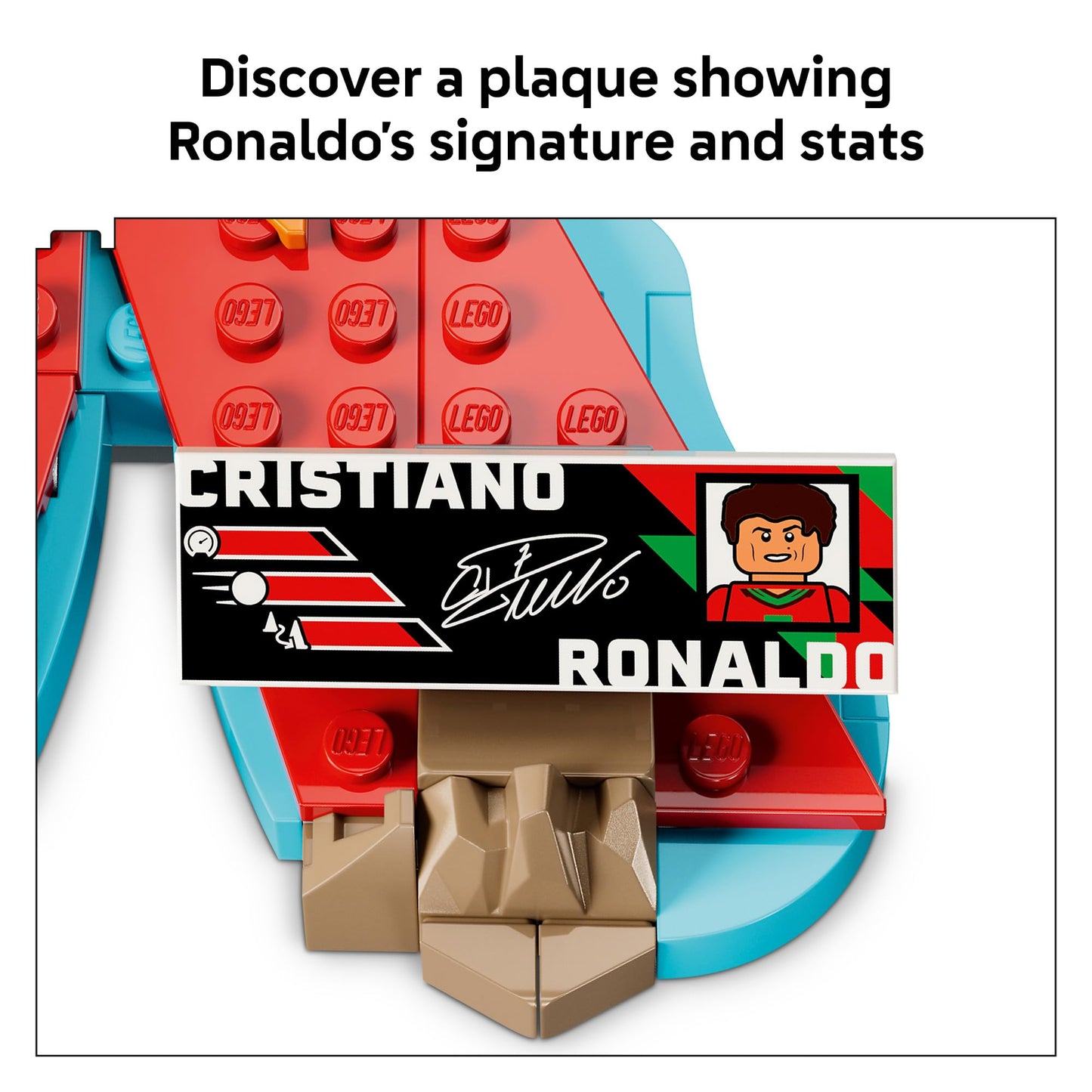 LEGO Editions Cristiano Ronaldo – Soccer Highlights - Building Set for Boys & Girls, Ages 10+ - Collectible Soccer Gift with Plaque - Kids Bedroom or Shelf Decor - 43012 🍁 All In One Marketplace Canada