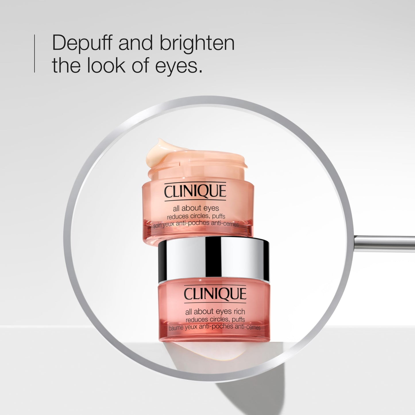 Clinique All About Eyes Rich Eye Cream For Dark Circles With Hyaluronic Acid | Hydrating, Brightening + Depuffing , Mini Travel Size, 15ml 🍁 All In One Marketplace Canada
