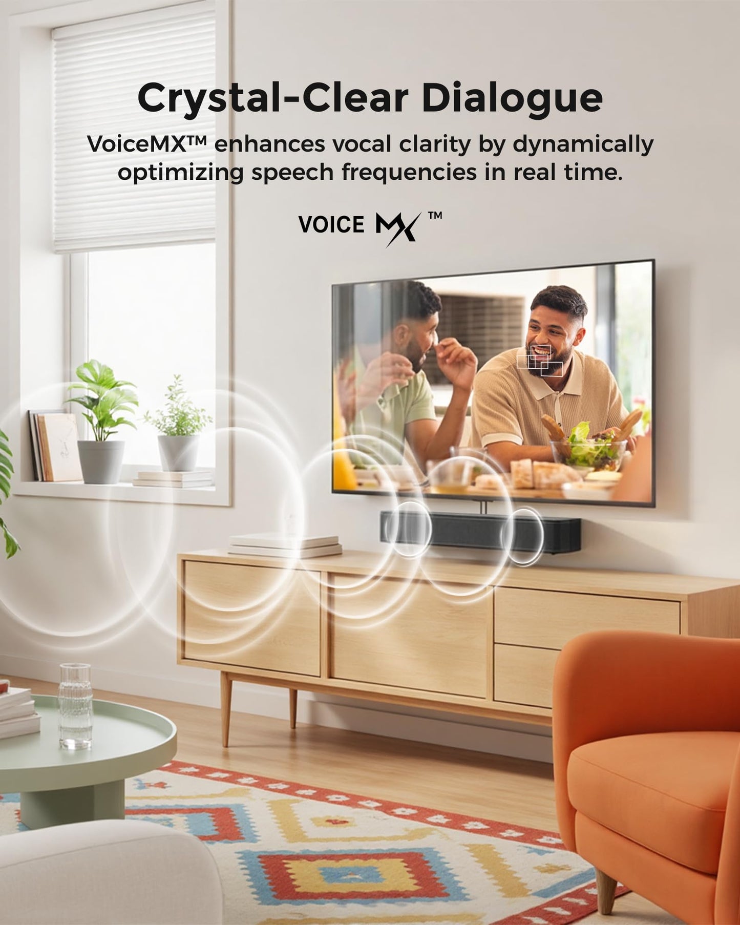 ULTIMEA 2.1ch Sound Bar for TV, Built-in Subwoofer, Peak Power 132W, App Control, 16 Inches Bluetooth 5.4 TV Speakers Soundbar, All-in-one PC Soundbar for Game, Opt/AUX/Wall Mount, Poseidon M20 Pro 🍁 All In One Marketplace Canada