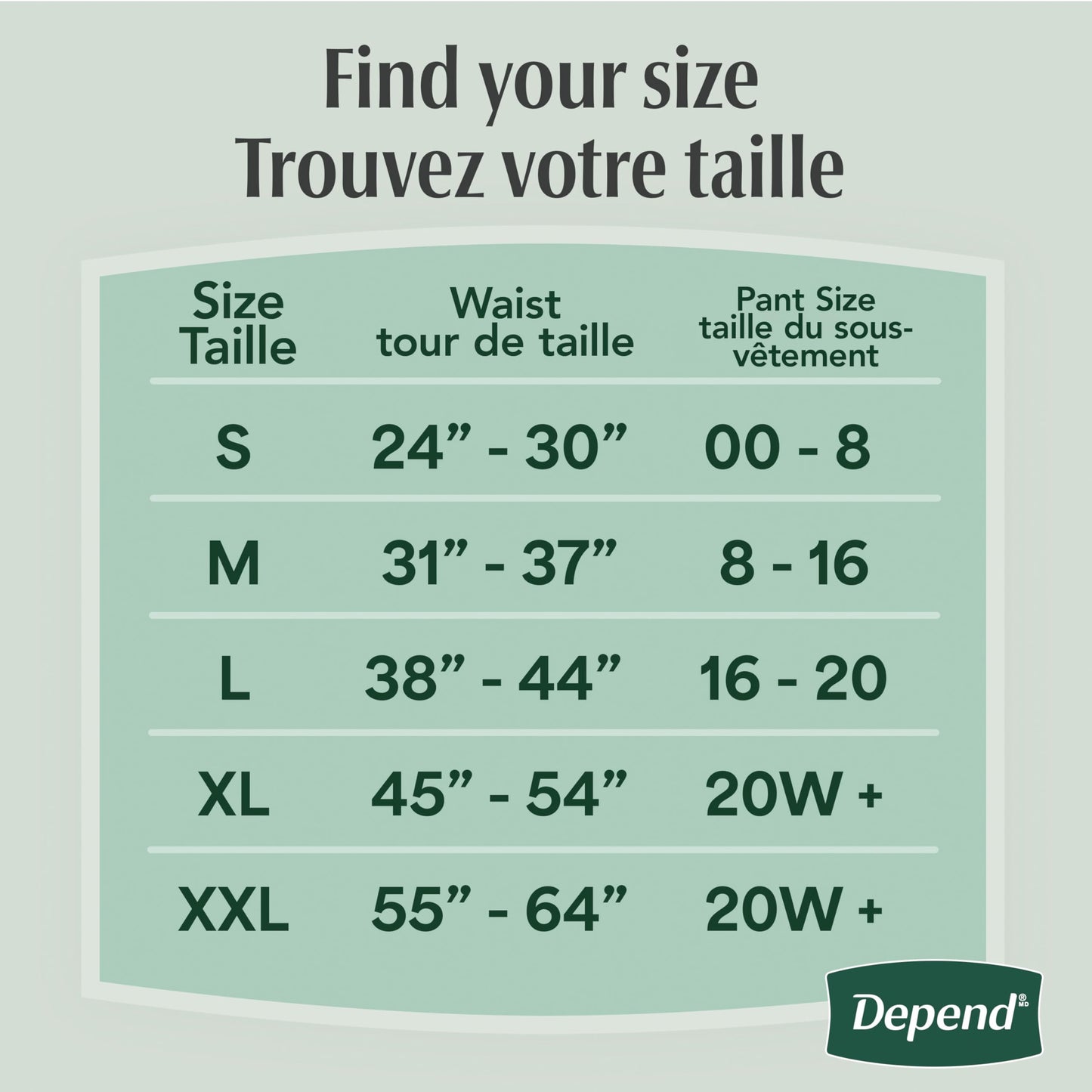 Depend FIT-FLEX Adult Incontinence Underwear for Women, Maximum Absorbency, L, Blush, 28 Count 🍁 All In One Marketplace Canada