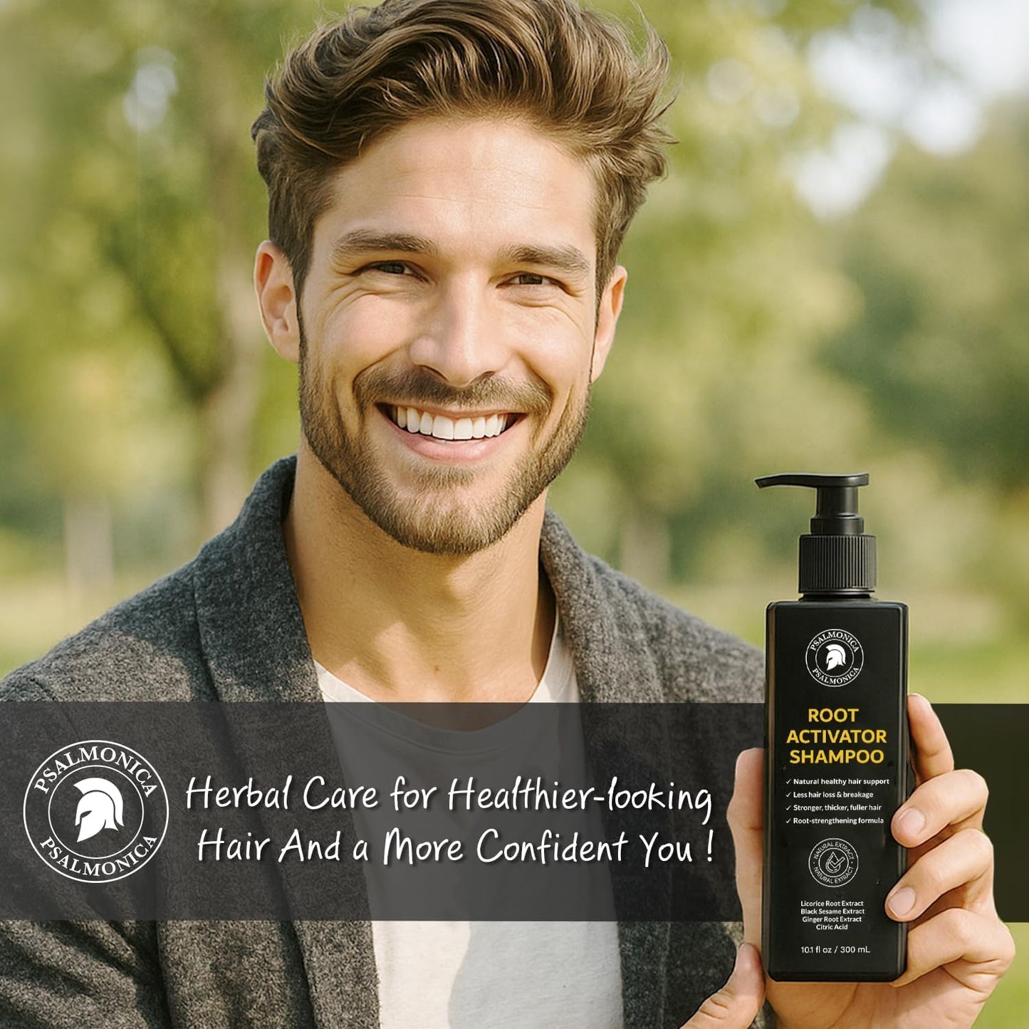 Root Activator Shampoo: 300ML Natural Volume Hair Loss Thickening Shampoo With Rosemary Strengthens Hair & Soothes Scalp For Men 🍁 All In One Marketplace Canada