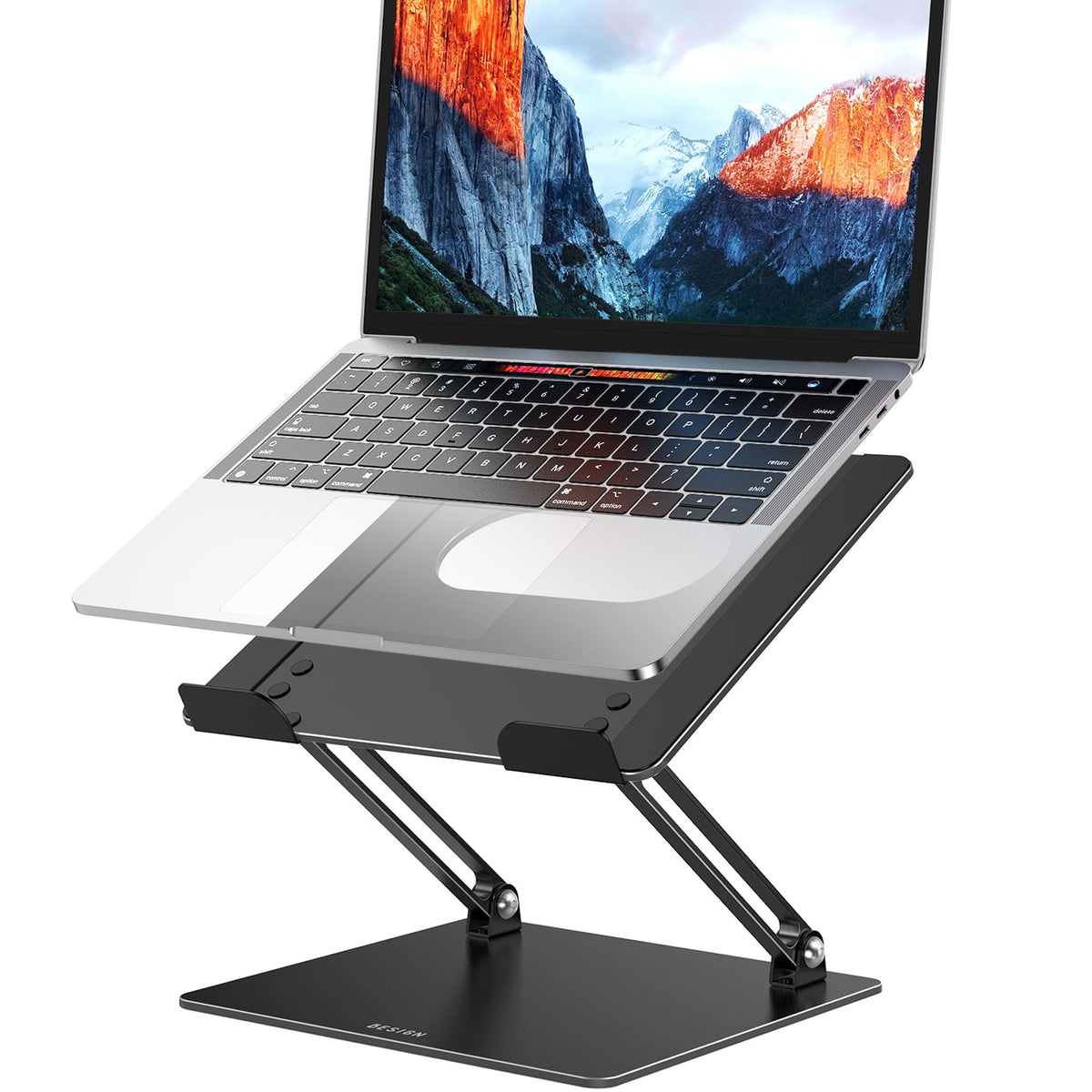 Besign LS10 Laptop Stand for Desk, Ergonomic Adjustable Notebook Tablet Stand, Riser Holder Computer Stand Compatible with Air, Pro, Dell, HP, Lenovo More 10-14" Laptops, Lapdesks (Black) 🍁 All In One Marketplace Canada