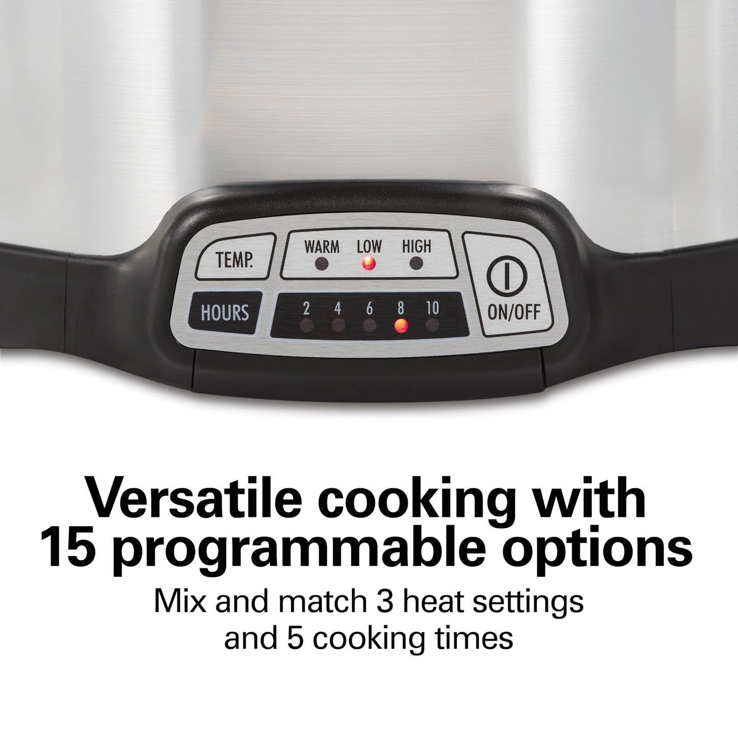 Hamilton Beach Programmable Slow Cooker, 6 Quart Capacity, Silver, 33463 🍁 All In One Marketplace Canada