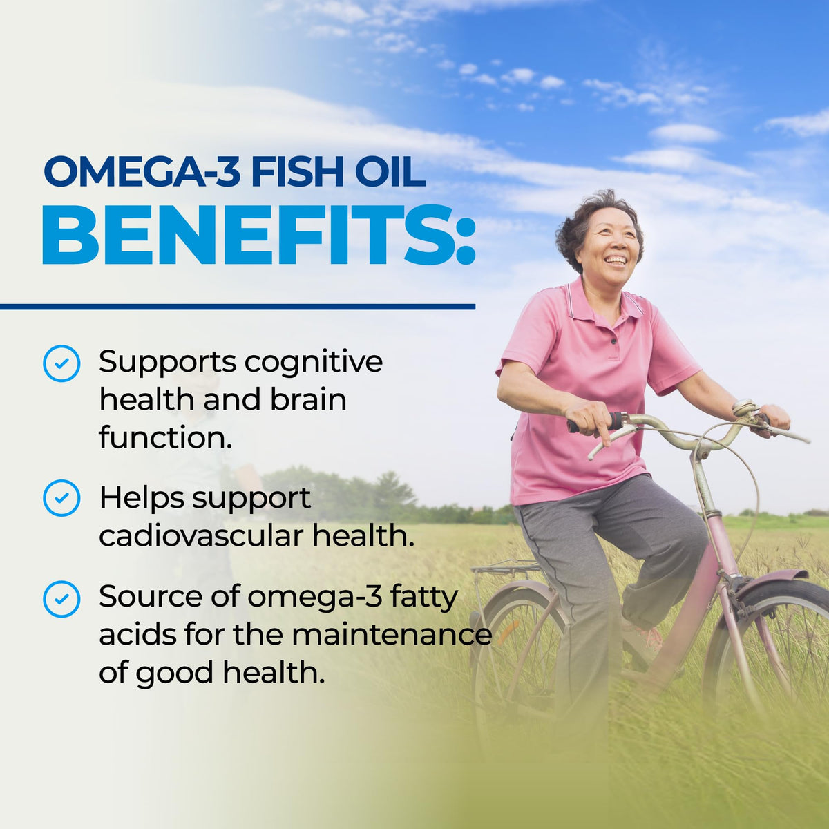 Fish Oil Omega 3 EPA & DHA 2250 mg | Burpless Lemon Flavor Triple Strength Supplement with Fatty Acids from Wild Icelandic Fish | Supports Joint, Eyes, Brain & Skin Health | Non GMO | 90 Softgels 🍁 All In One Marketplace Canada