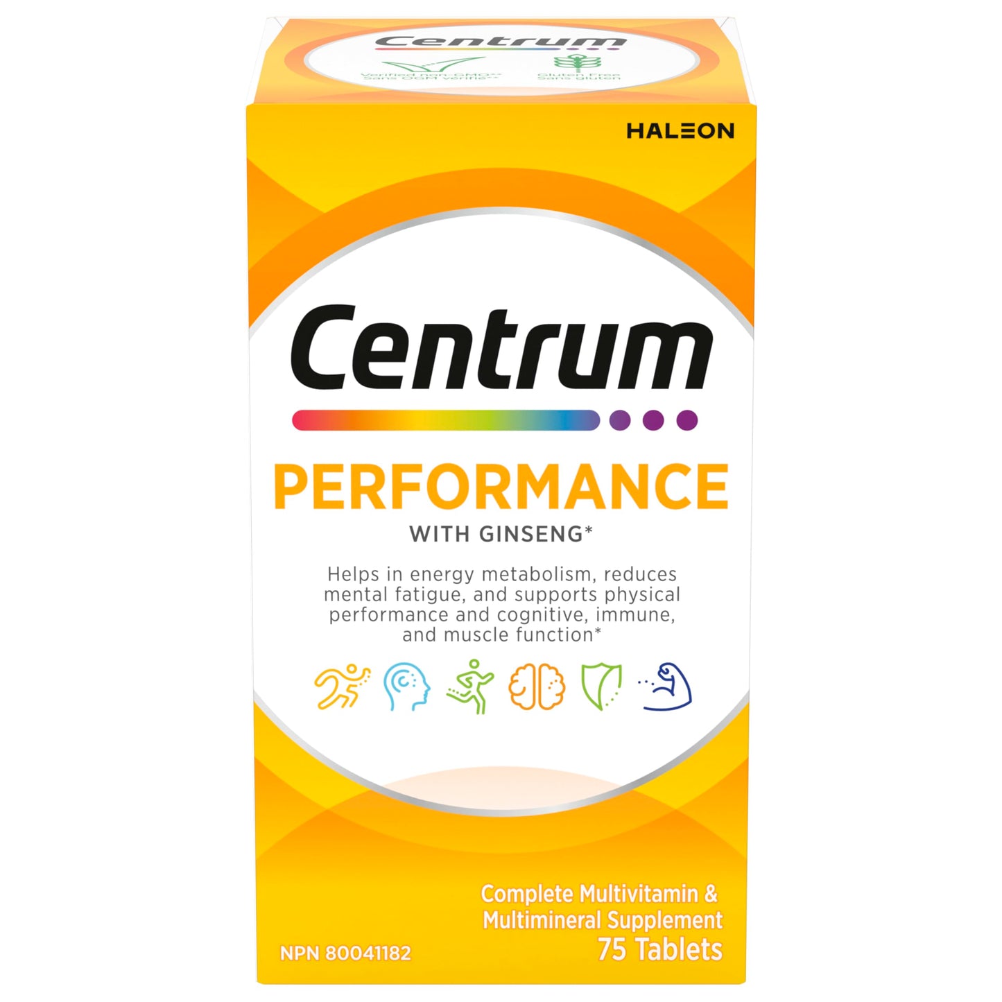 Centrum Performance Multivitamins/Minerals Supplement for Men & Women with Ginseng for Energy, 75 Tablets (Packaging May Vary) 🍁 All In One Marketplace Canada