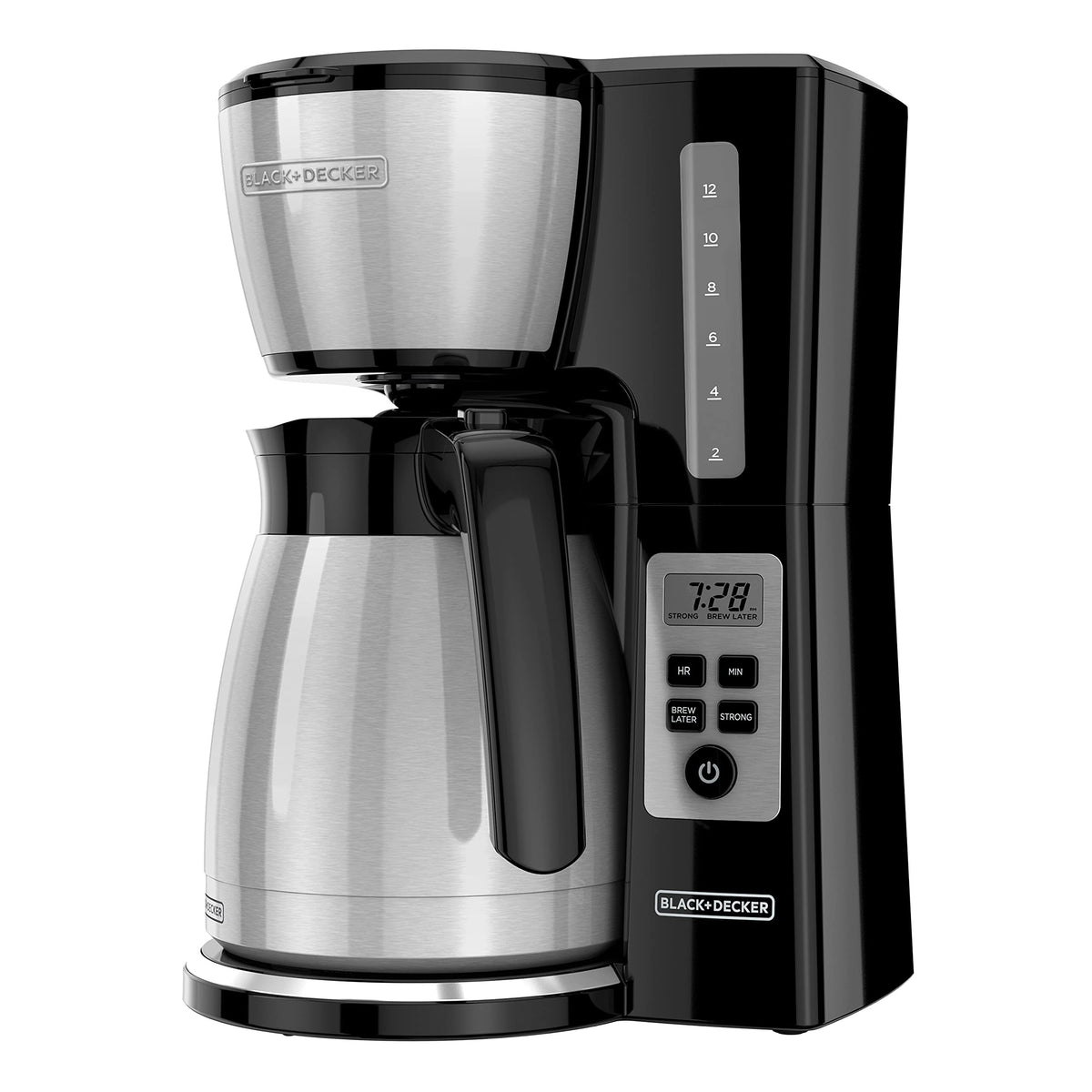 BLACK+DECKER CaféCraft 12-Cup Programmable Coffee Maker, Thermal Carafe 🍁 All In One Marketplace Canada
