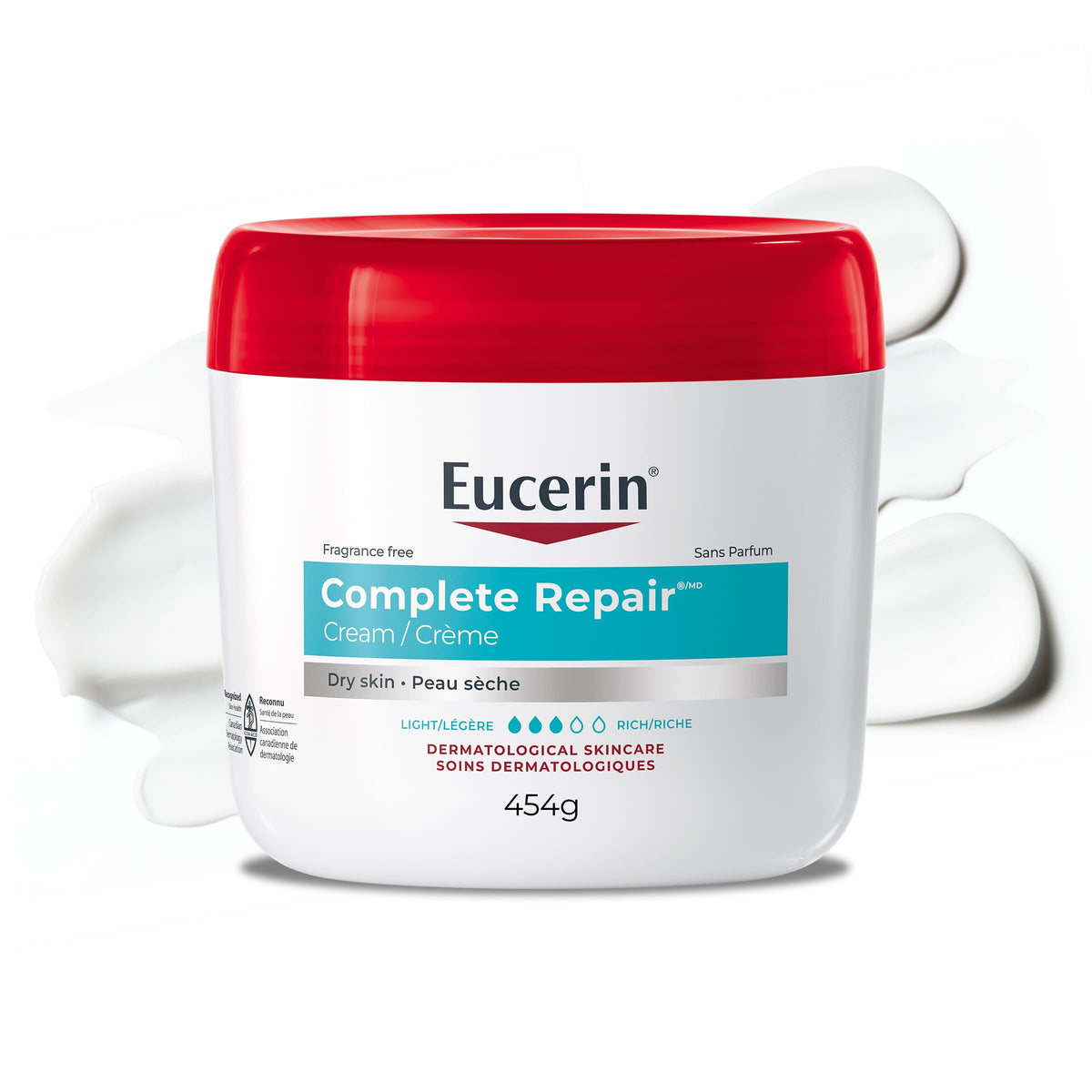 Eucerin Complete Repair Moisturizing Cream, Moisturizing Lotion with 5% Urea and Ceramides for Dry Skin, 454 g 🍁 All In One Marketplace Canada
