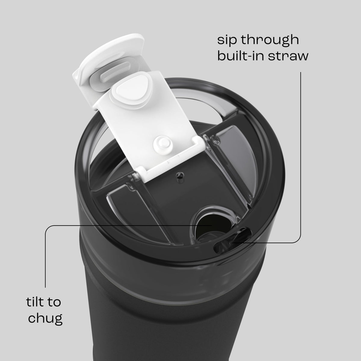Bubba 24 oz Dualsip Water Bottle with Straw & 2-Way Lid | Leakproof Metal Tumbler | Insulated Stainless Steel | Reusable | Lightweight | Dishwasher Safe | Lead & BPA-Free | Office Siren 🍁 All In One Marketplace Canada