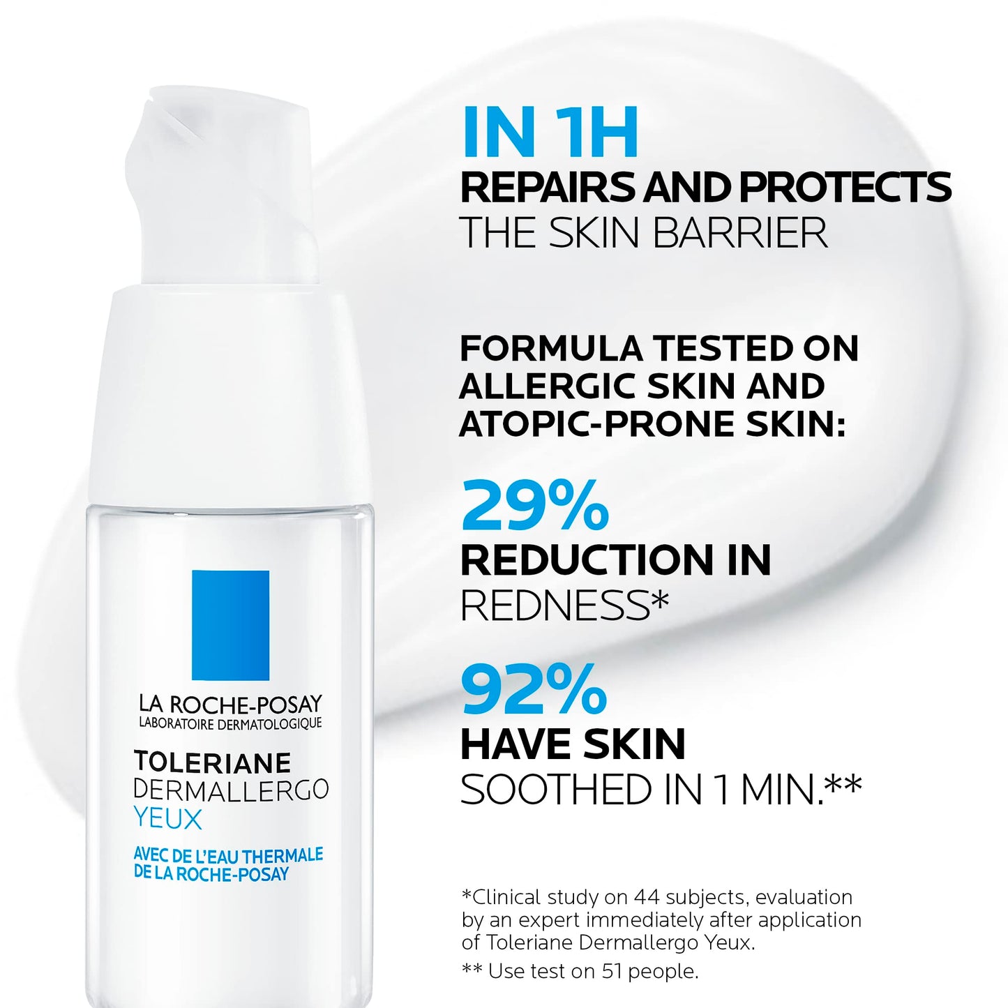 La Roche-Posay Eye Cream for Sensitive Skin, Toleriane Dermallergo Eye Cream, Intense Soothing Care with Shea Butter and Glycerin, Allergy Tested & Fragrance Free, 20ml 🍁 All In One Marketplace Canada