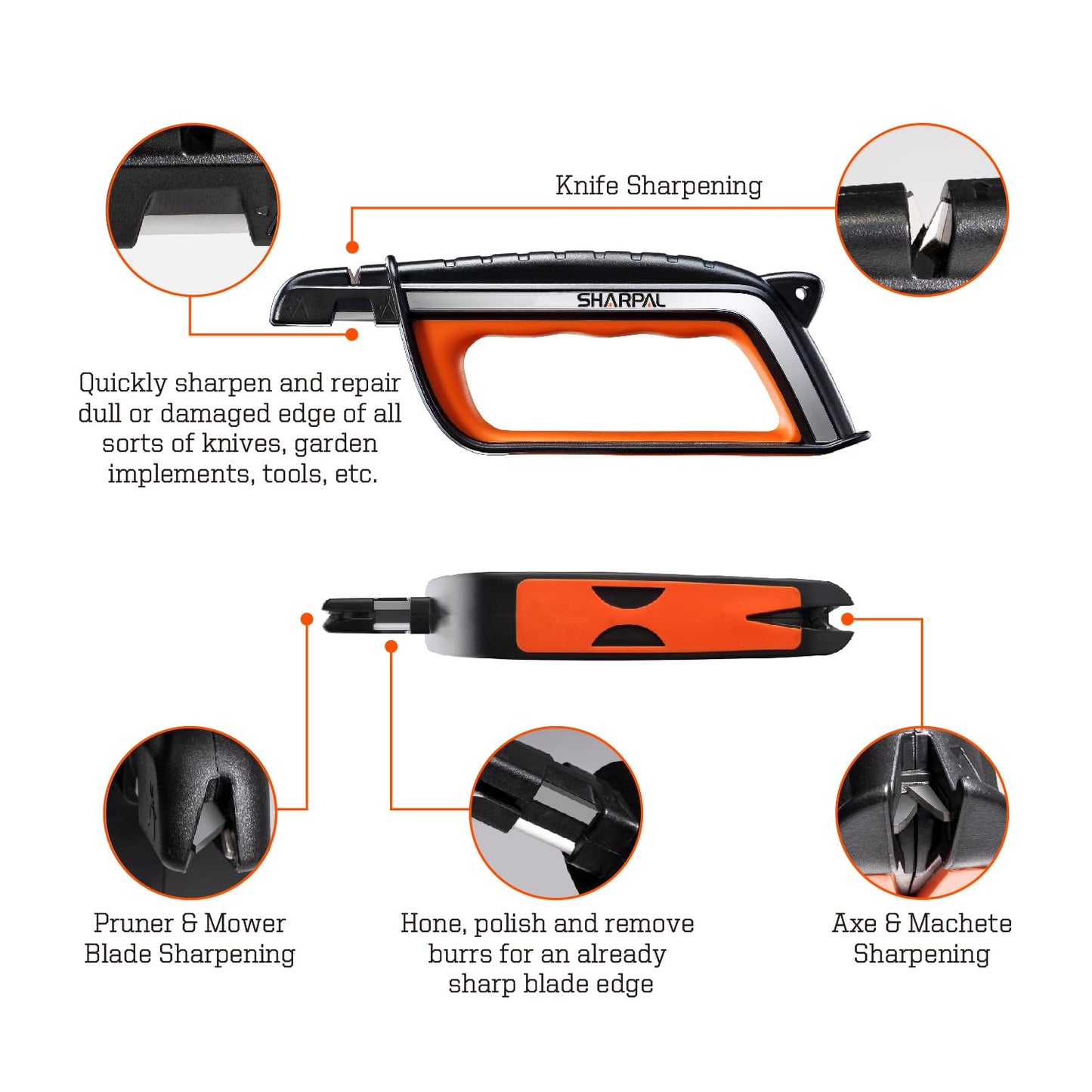 SHARPAL 103N All-in-1 Knife Garden Tool Lawn Mower Blade Sharpener 🍁 All In One Marketplace Canada