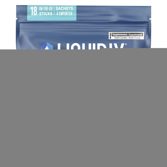 Liquid I.V. Hydration Multiplier Electrolyte Drink Mix - Enhanced Hydration Electrolyte Powder with Vitamins B3, B5, B6, B12 and C -18x On-the-go Sticks for Workout and Travel - Passion Fruit 🍁 All In One Marketplace Canada