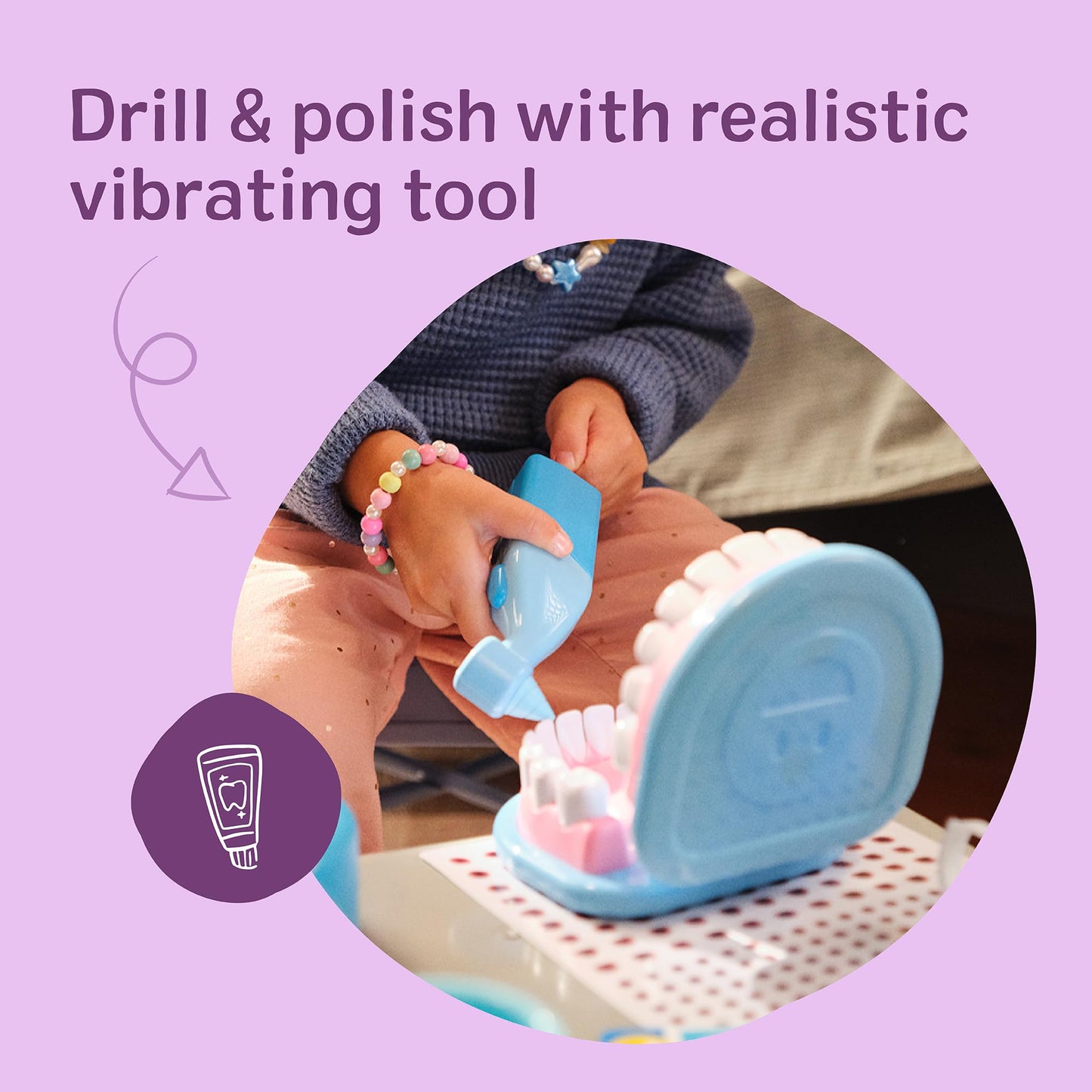 Melissa & Doug Super Smile Dentist Kit with Pretend Play Set of Teeth and Dental Accessories (25 Toy Pieces) Pretend Dentist Play Set, for Kids Ages 3+ 🍁 All In One Marketplace Canada