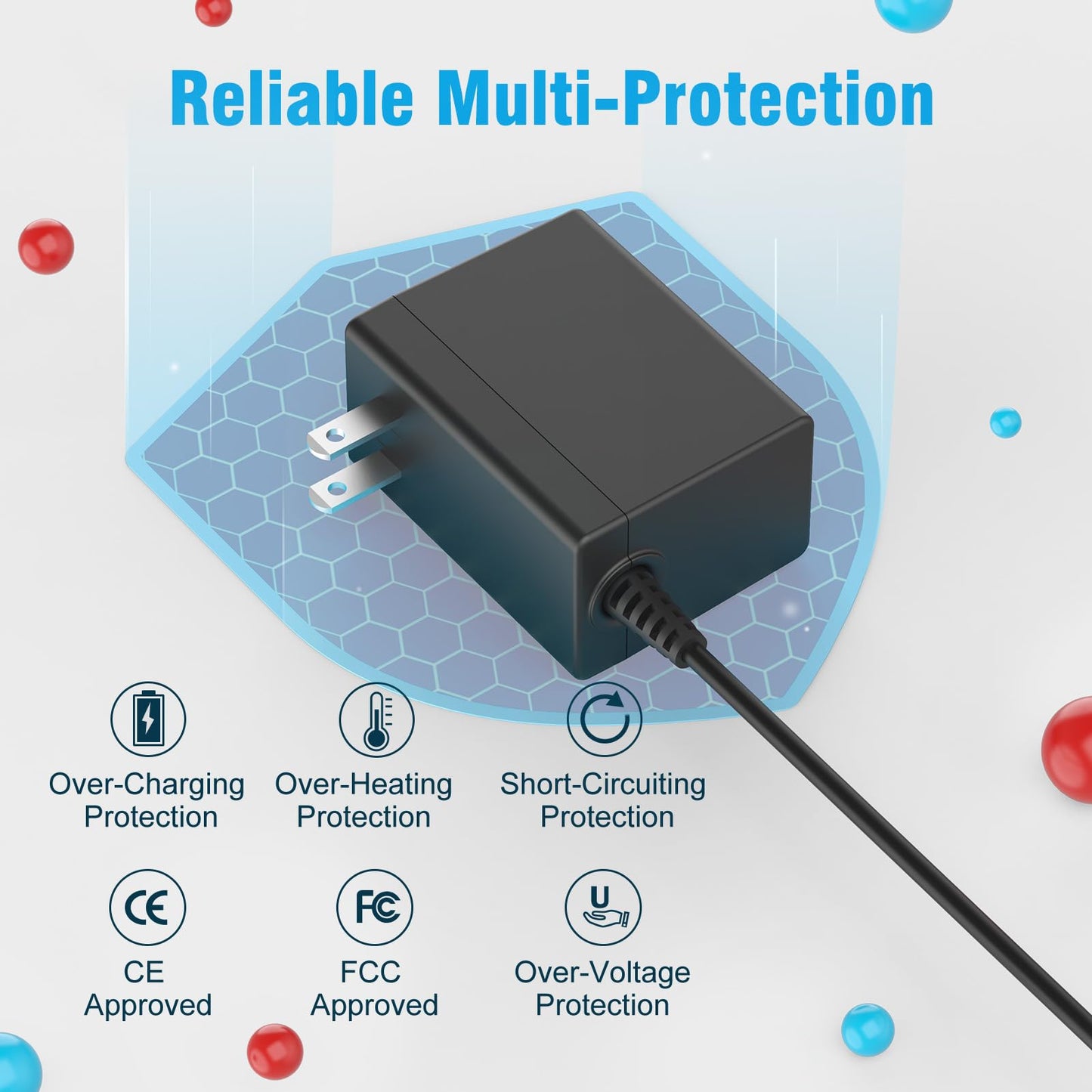 SATURNDOCK 45W Charger Compatible with Nintendo Switch, Fast Charging Power Supply Compatible with Switch OLED/Lite/Steam Deck Dock, Support TV Mode, 15V 2.6A (5ft) 🍁 All In One Marketplace Canada