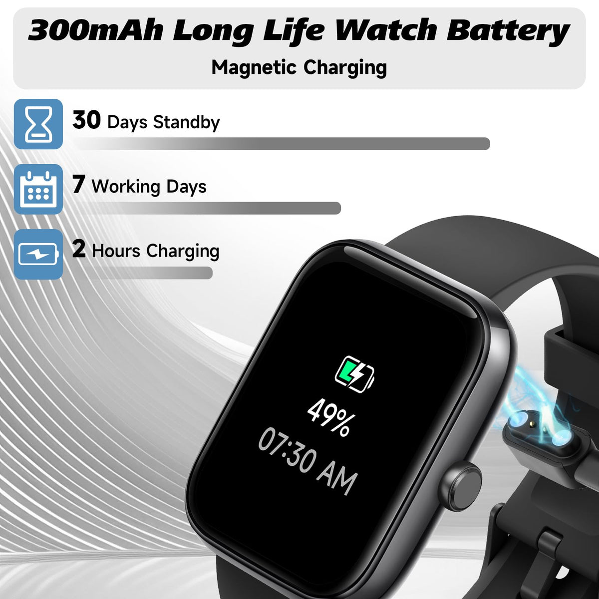 Smart Watch for Men Women with Bluetooth Call, Alexa Built-in, Heart Rate & Sleep Monitor, 1.83" DIY Dial Fitness Watch with 100+ Sport Modes, IP68 Waterproof, Compatible with Android iOS 🍁 All In One Marketplace Canada