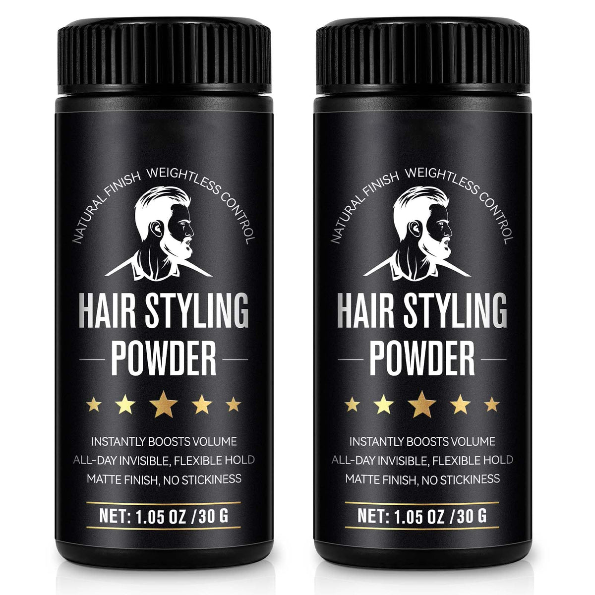 Hair Styling Powder, 2Pack Hair Texture Powder for Men and Women, Adds Volume and Texture, Alll Day Invisible, Flexible Hold, Long-lasting, Matte Finish, No Stickiness 2 x 30g 🍁 All In One Marketplace Canada