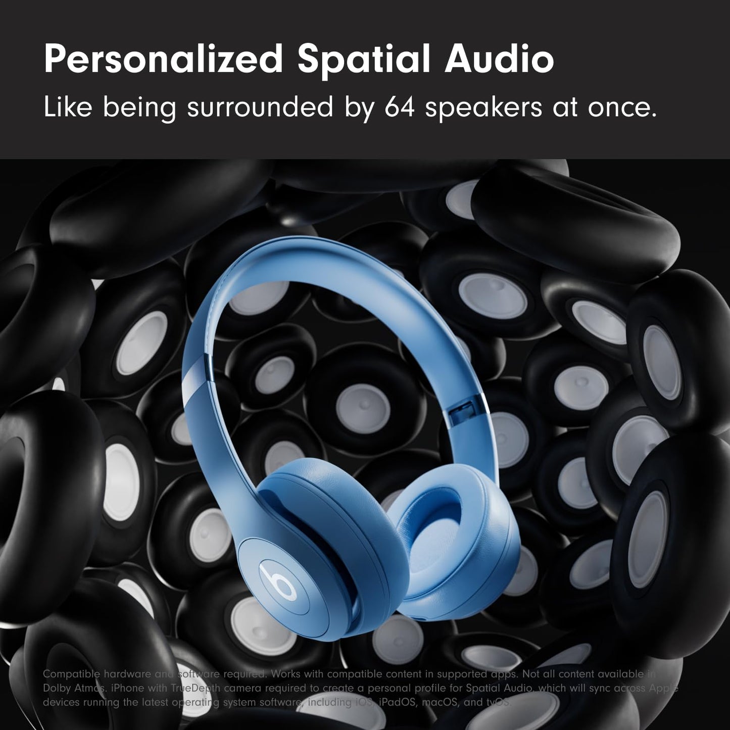 Beats Solo 4 - Wireless Bluetooth On-Ear Headphones, Apple & Android Compatible, Up to 50 Hours of Battery Life - Slate Blue 🍁 All In One Marketplace Canada