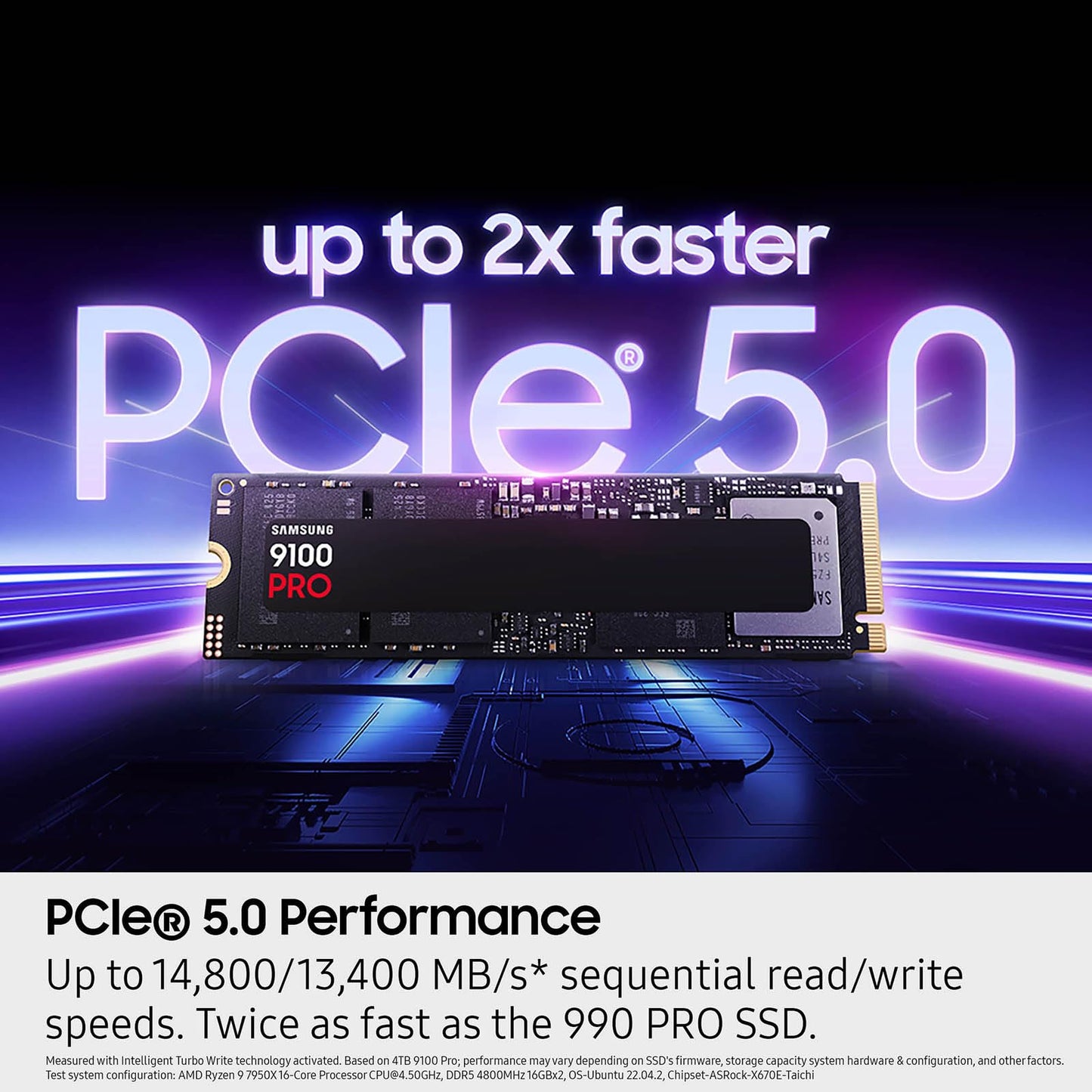 Samsung 9100 PRO Series - 1TB PCIe 5.0 x4, NVMe 2.0, M.2 Internal SSD, Up to 14,700MB/s, Fast Speed, Thermal Contorl, MZ-VAP1T0B/AM [Canada Version] 🍁 All In One Marketplace Canada