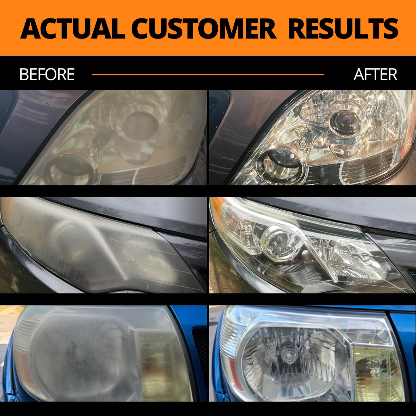 CERAKOTE® Ceramic Headlight Restoration Kit – Guaranteed To Last As Long As You Own Your Vehicle – Brings Headlights back to Like New Condition - 3 Easy Steps - No Power Tools Required 🍁 All In One Marketplace Canada
