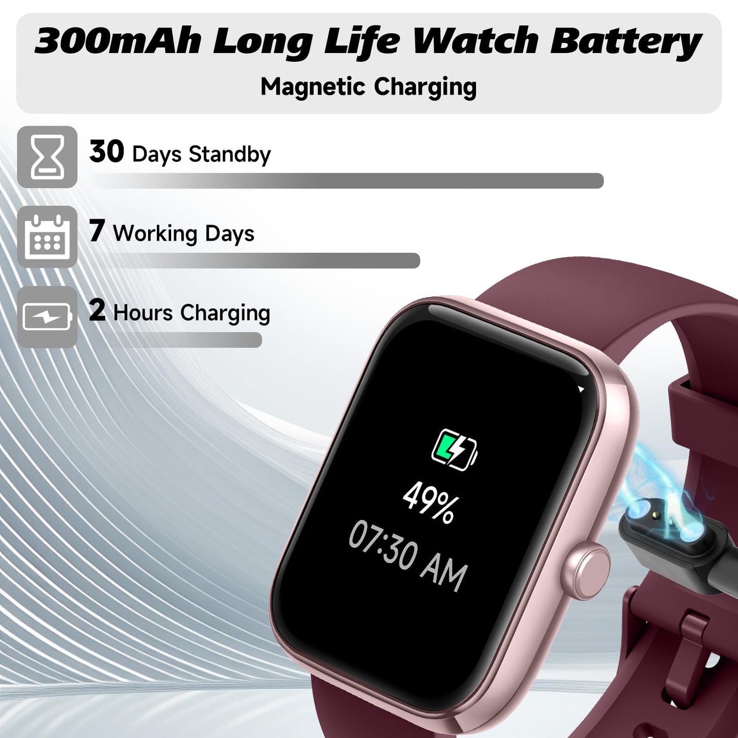 Smart Watch for Men Women with Bluetooth Call, Alexa Built-in, Heart Rate & Sleep Monitor, 1.83" DIY Dial Fitness Watch with 100+ Sport Modes, IP68 Waterproof, Compatible with Android iOS 🍁 All In One Marketplace Canada