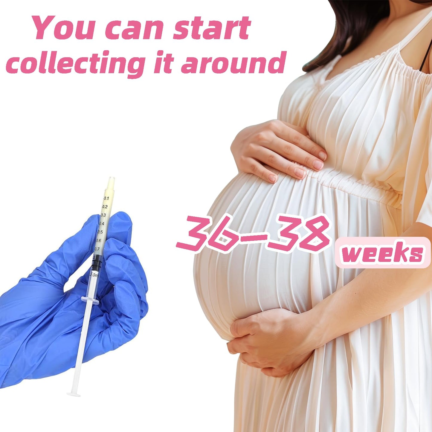 50 Pcs Colostrum Collector Set 1ml Breast Milk Collector Milk Catcher with 60 Stickers 1 Collection Bag and 4Pcs 20ml Measuring Cups Colostrum Collection Gift Set Colostrum Harvesting Kit for Breastfeeding 🍁 All In One Marketplace Canada