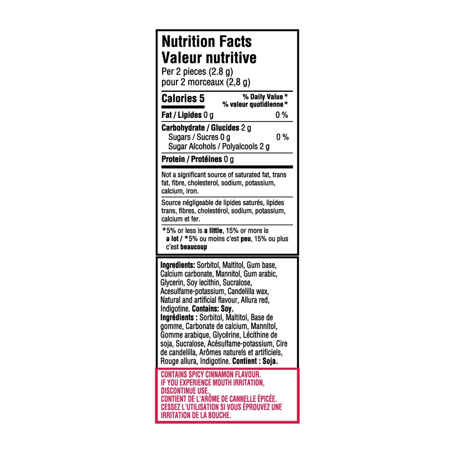 Dentyne Fire Sugar-Free Gum Bubble Gum, Cinnamon, 12 Pack (12 Pieces Each) 🍁 All In One Marketplace Canada