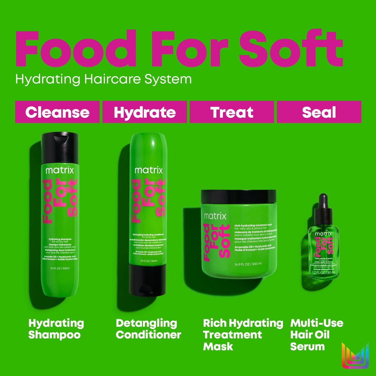 Matrix Food For Soft Hydrating Shampoo for Dry, Brittle Hair 🍁 All In One Marketplace Canada