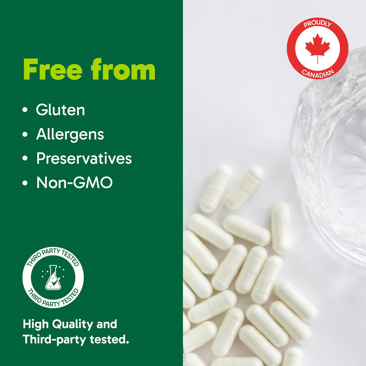 Organika Canadian-Made Advanced B-Complex 110mg- Energy and Immunity Support, Methylated B-Vitamins for Enhanced Absorption- 60vcaps 🍁 All In One Marketplace Canada