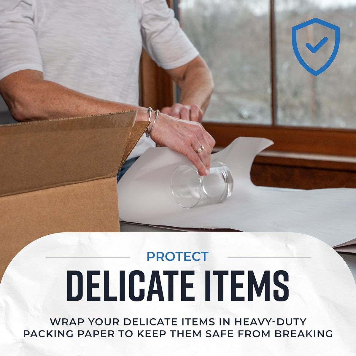 Bryco Goods Newsprint Packing Paper Sheets for Moving - 5lb - 160 Sheets - Moving & Shipping Supplies - 27" x 17" - Wrapping & Protecting Fragile Items - Newspaper Paper 🍁 All In One Marketplace Canada