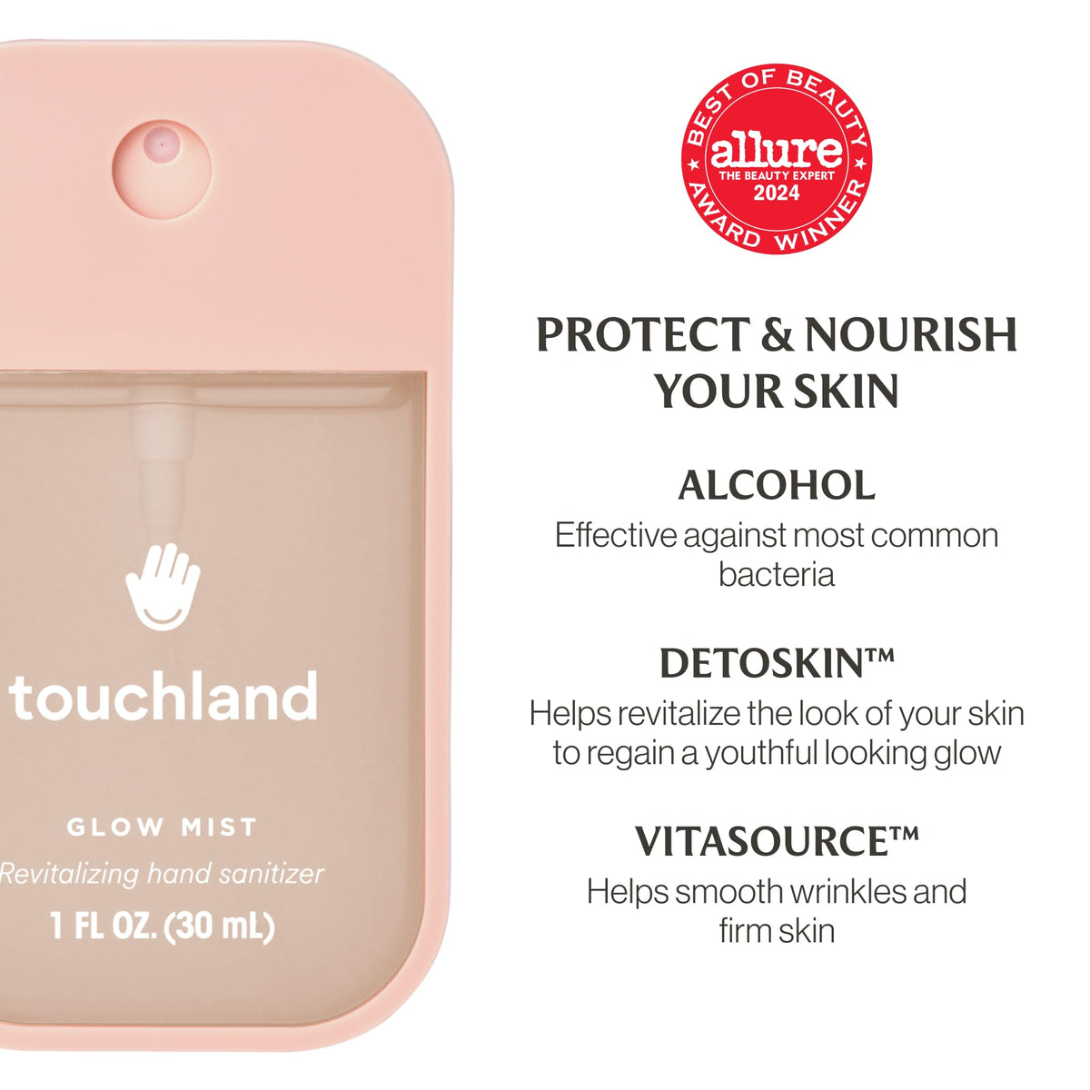 Touchland Hand Sanitizer Spray, 1 FL OZ - Rosewater 🍁 All In One Marketplace Canada