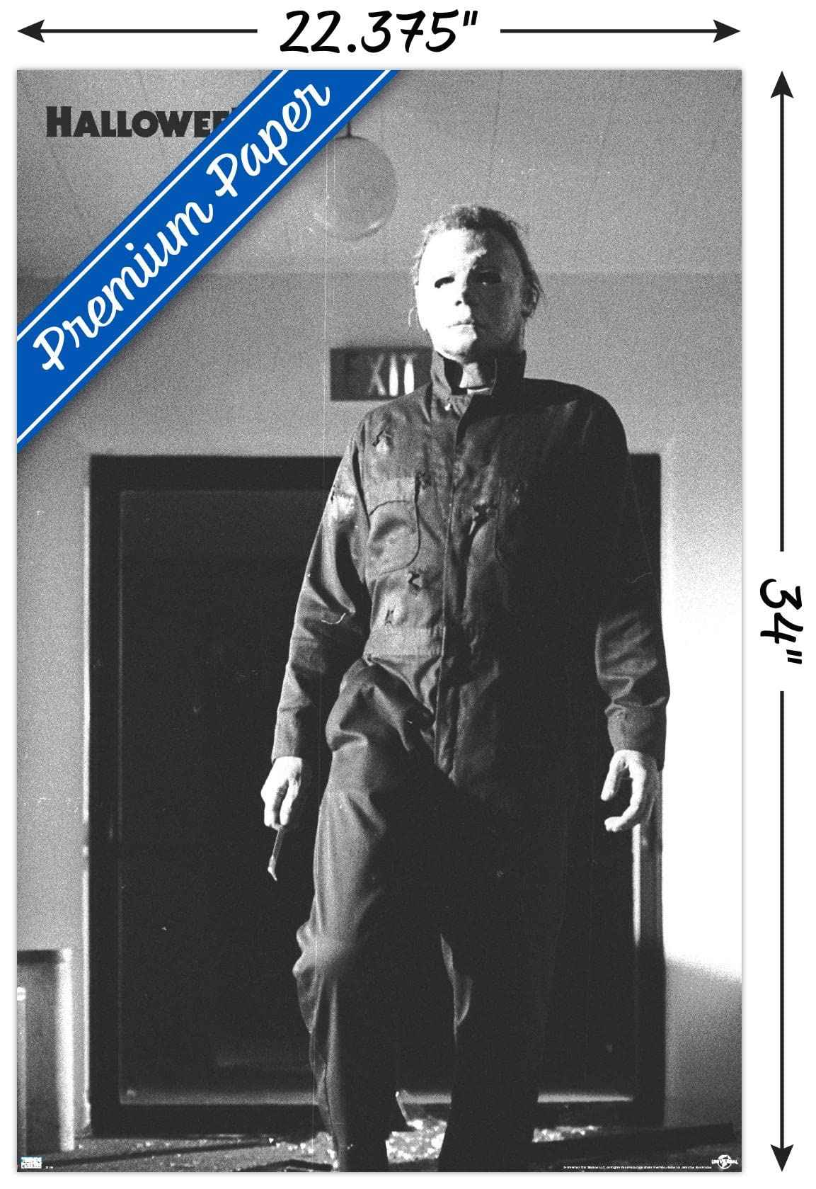 Halloween II - Michael Hallway Wall Poster