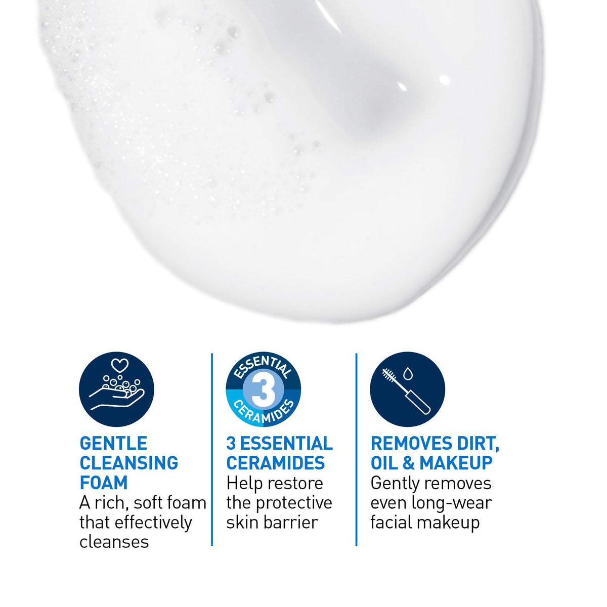 CeraVe Hydrating Cream-to-Foam Face Cleanser, One-Step Face Wash With Hyaluronic Acid & Amino Acid Complex, Gently Cleanses Skin, Non-Comedogenic, Fragrance-Free, Normal to dry skin, 562mL 🍁 All In One Marketplace Canada