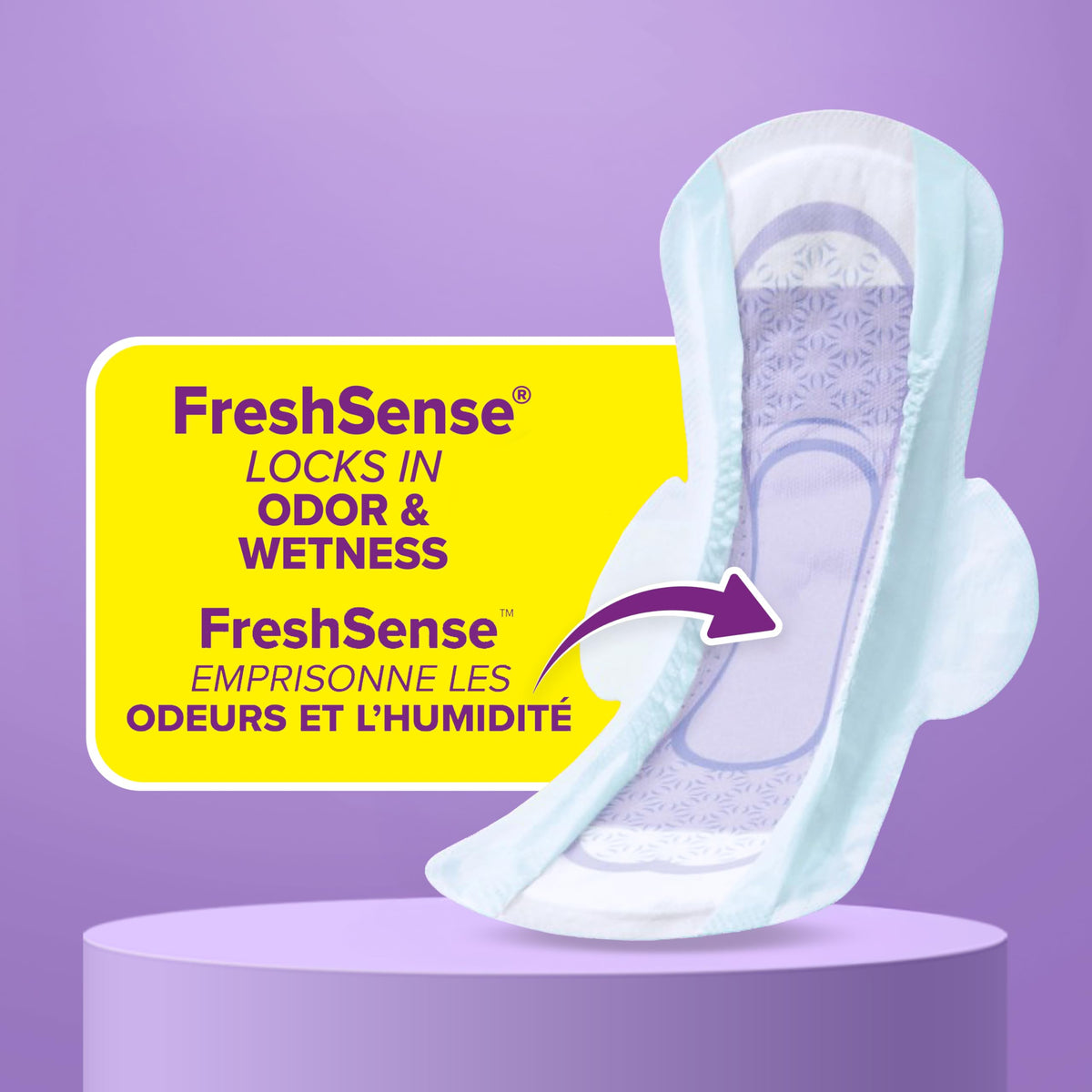 Poise Ultra Thin Incontinence Pads with Wings, 5 Drop, Long, 60 Count 🍁 All In One Marketplace Canada