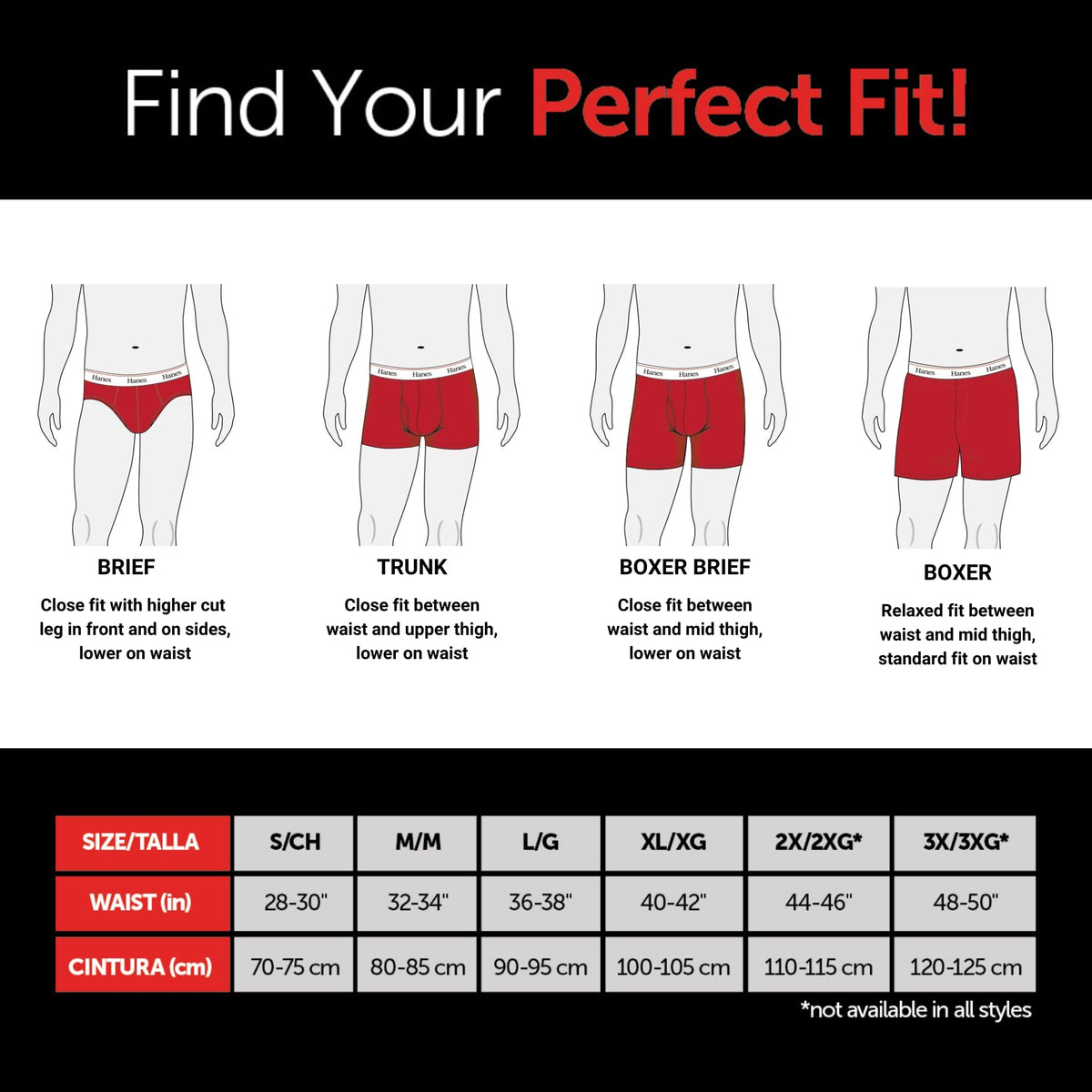 Hanes Originals Men's Boxer Briefs, Stretch Cotton Moisture-Wicking Underwear, Modern Fit Low Rise, Pack of 4, Grey/Black assortement, Size Large 🍁 All In One Marketplace Canada