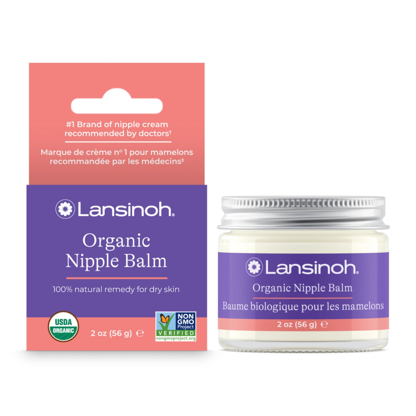 Lansinoh Organic Nipple Balm for Breastfeeding, USDA Certified Organic, Breastfeeding Essentials, 56 Grams 🍁 All In One Marketplace Canada