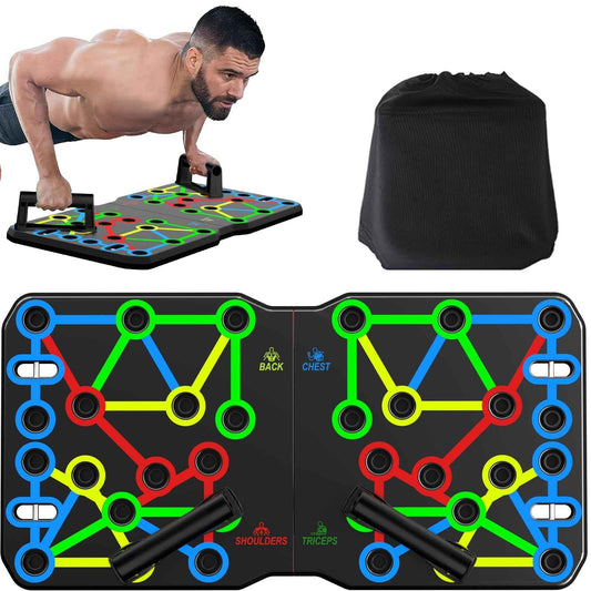 AERLANG Push Up Board-Large PushUps Portable Multi-Function Foldable Push Up Bar, Easy to Use Push up Handle Push Up Strength Training Push Up Stands Home Workout Equipment 🍁 All In One Marketplace Canada