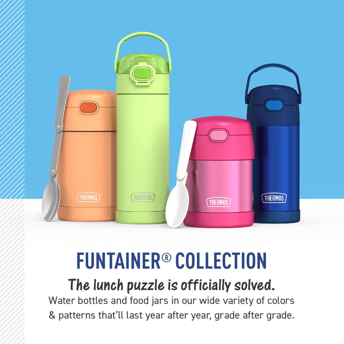 THERMOS FUNTAINER Water Bottle with Straw, 14oz, Lime 🍁 All In One Marketplace Canada
