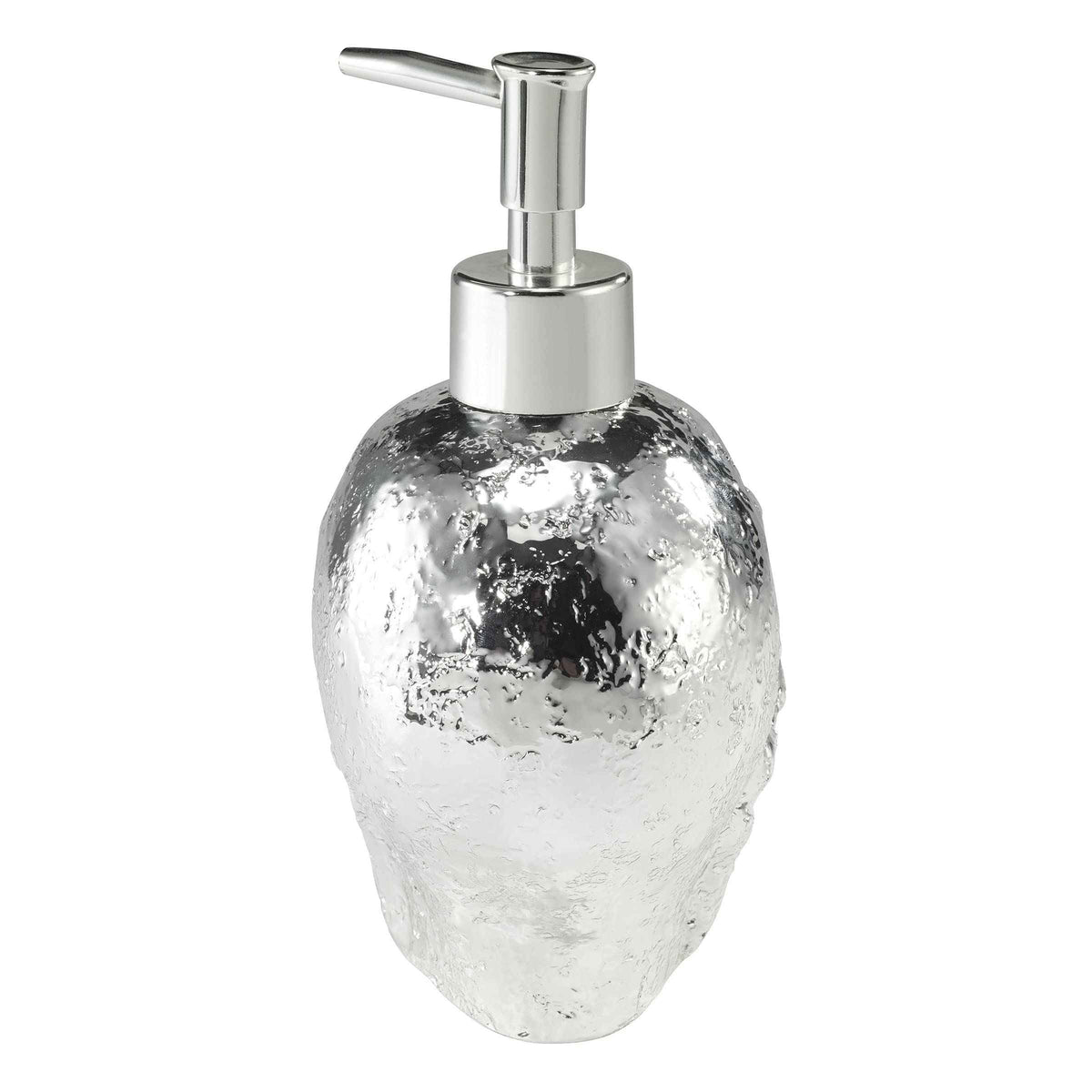 Avanti Linens - Soap Dispenser/Lotion Pump, Guest Bathroom Essentials, Skull Design Bath Decor (Halloween Collection)