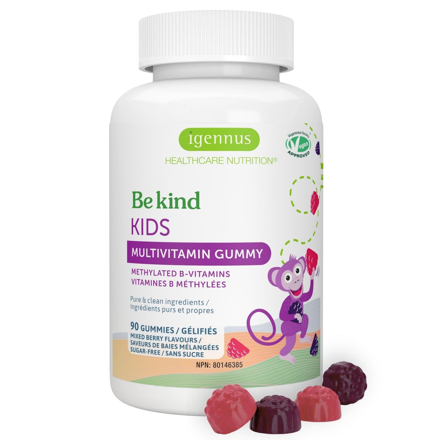 Igennus Methylated Kids Multivitamin Gummy, Sugar Free Kids Vitamins 🍁 All In One Marketplace Canada