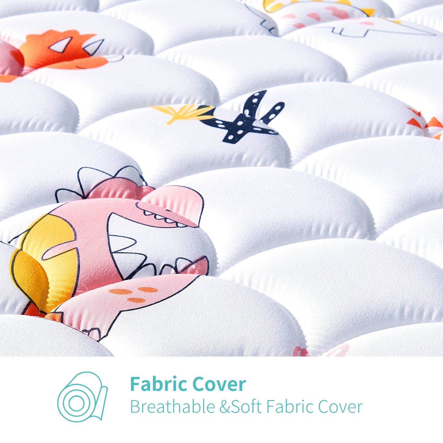 Premium Dual-Sided Crib & Toddler Mattress, Hypoallergenic, 5" Firm Soft Crib Mattress, Non-Toxic - Fits Standard Cribs & Toddler Beds 🍁 All In One Marketplace Canada