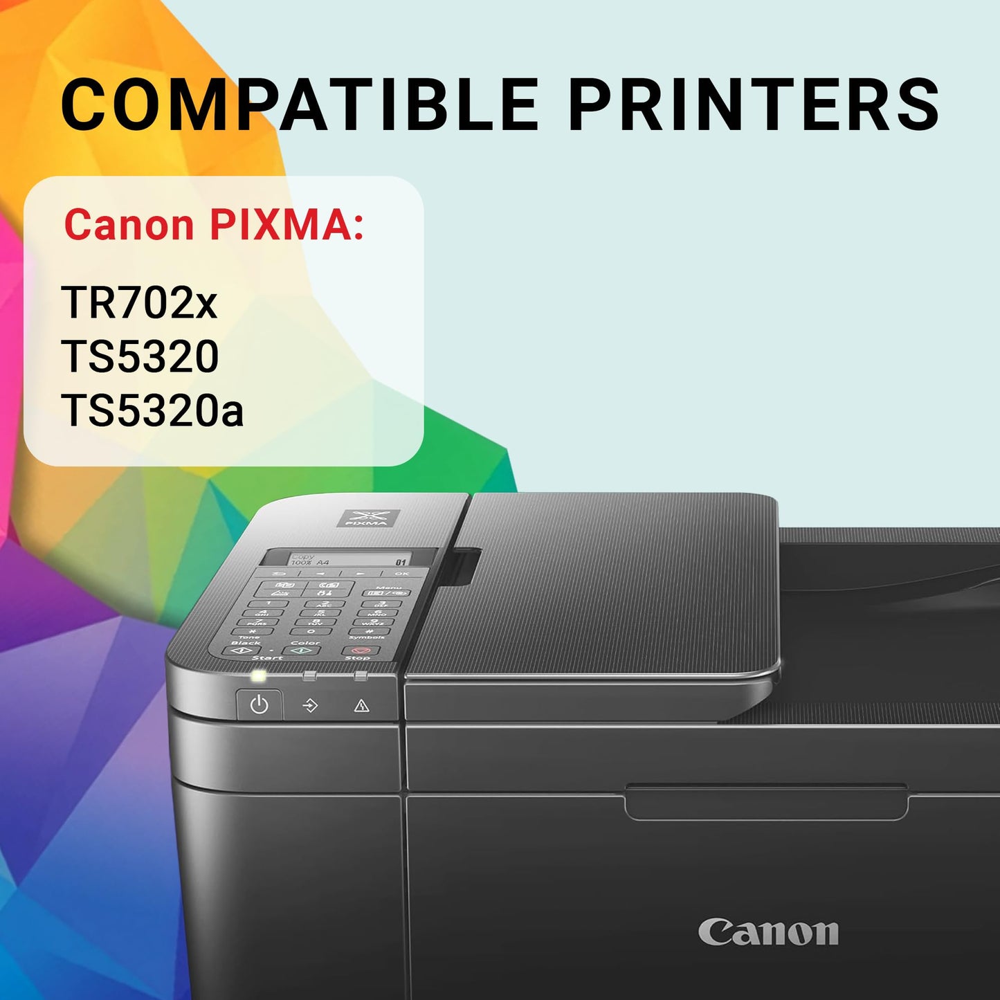 Canon Genuine Ink Cartridges PG-260XL Black/CL-261 Colour, High-Yield Value Pack (2 Count), Original Canon Printer Ink for PIXMA TS7020 Series / TS5320 / TS5320a Printers 🍁 All In One Marketplace Canada