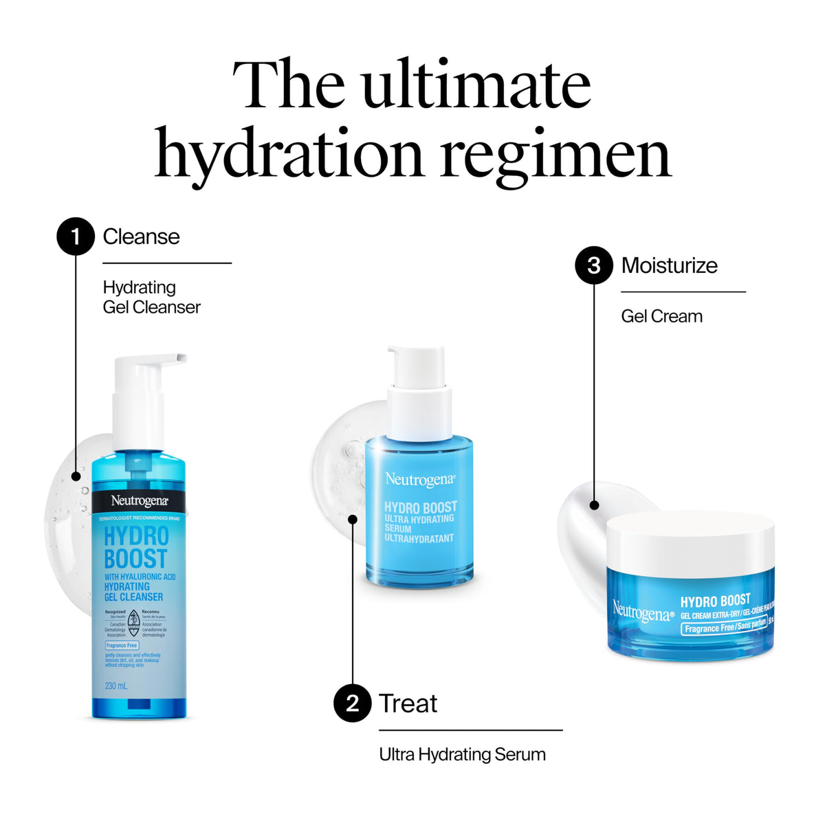 Neutrogena Fragrance Free Hydro Boost Gel Cream for Extra Dry Skin, Hyaluronic Acid Face Moisturizer for Extra-Dry Skin, Sensitive & Acne-Prone Skin Provides Long Lasting Hydration, Non-Comedogenic, 50ml 🍁 All In One Marketplace Canada