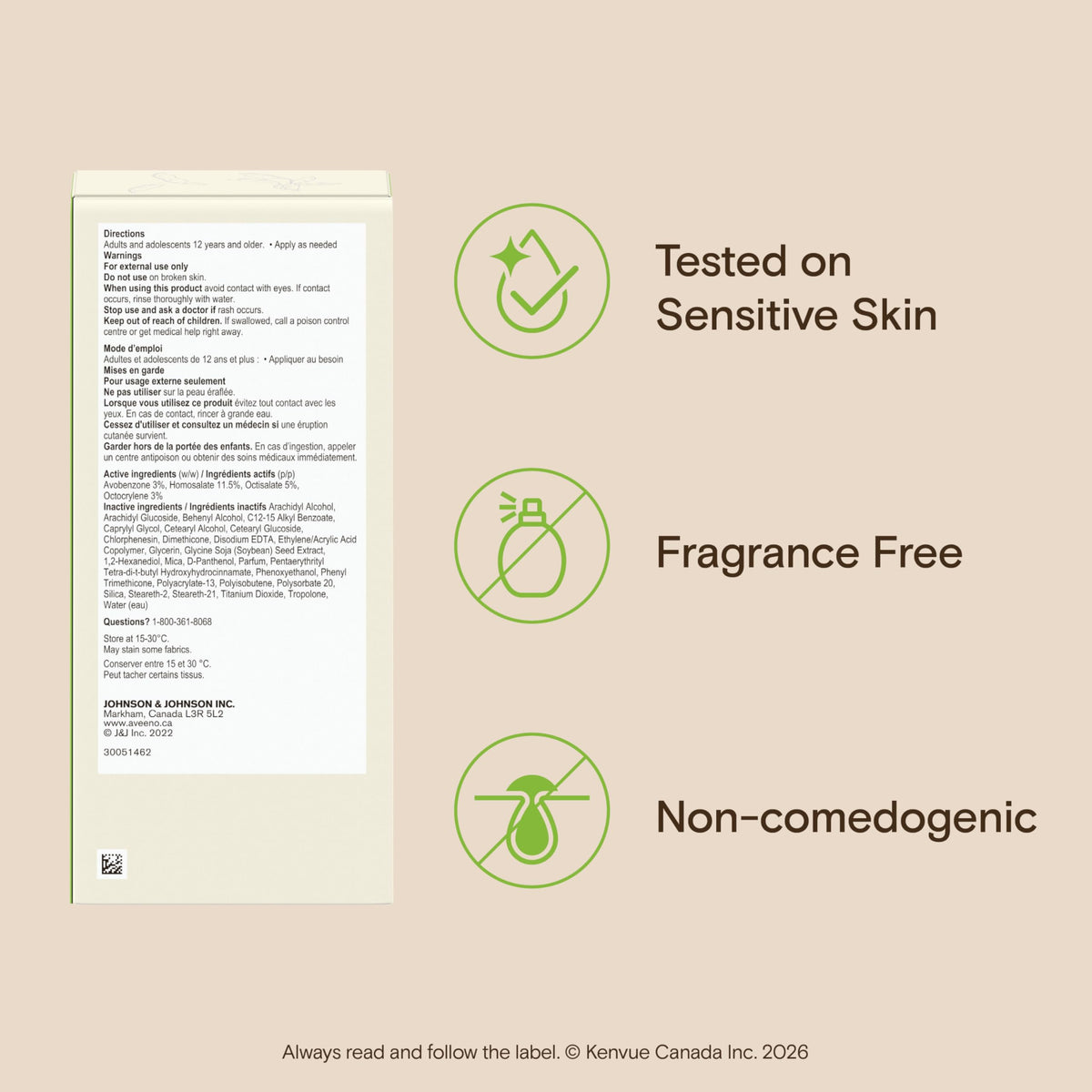 Aveeno Positively Radiant Daily Moisturizer SPF 15 - Face Lotion with Soy Formula for Dry Skin, Hypoallergenic & Oil-Free Lotion, Evens Tone & Texture, Non-Comedogenic Moisturizer for Face 120 mL 🍁 All In One Marketplace Canada