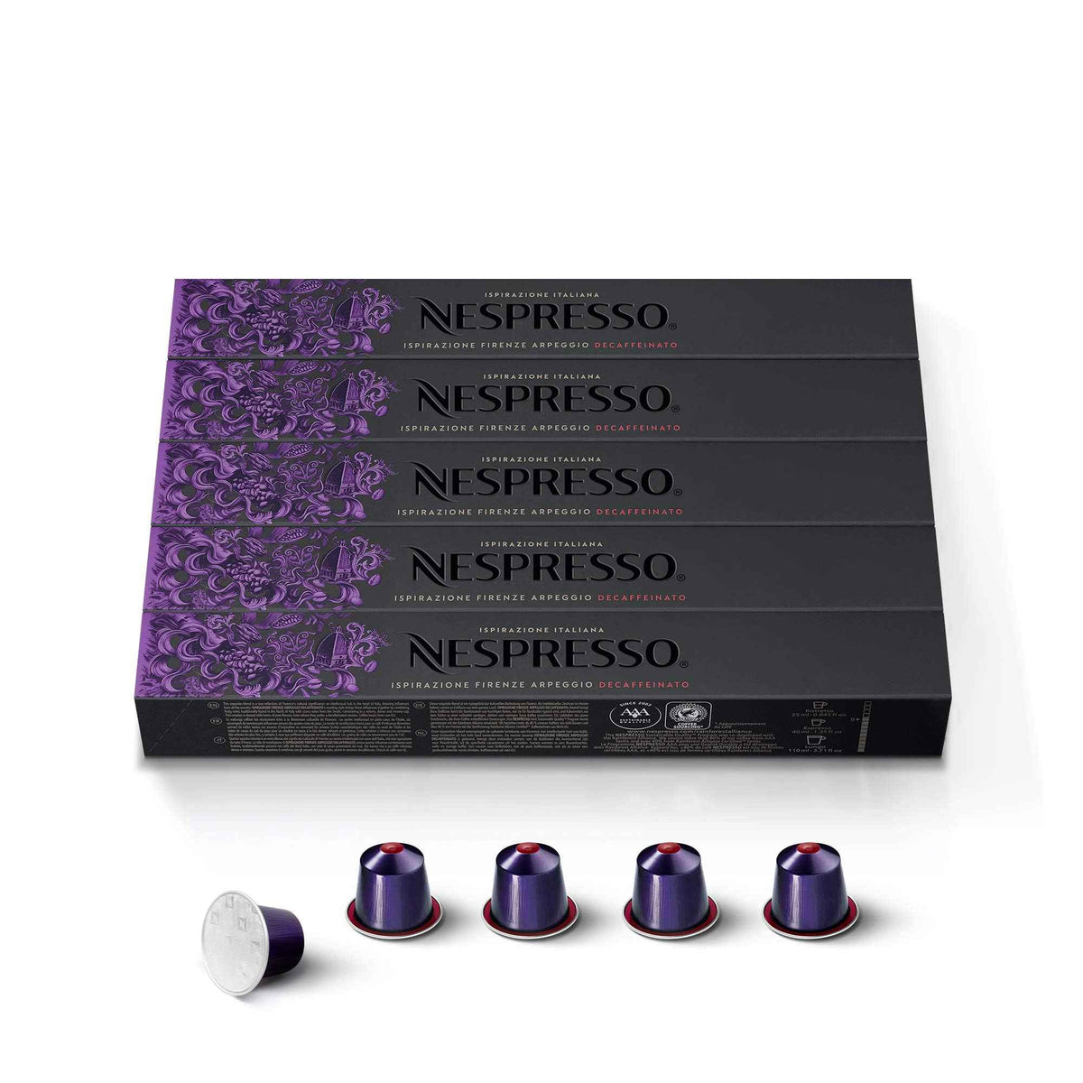 Nespresso Original Arpeggio Decaffeinato Decaf, Intensity 9, 50 Pods 🍁 All In One Marketplace Canada