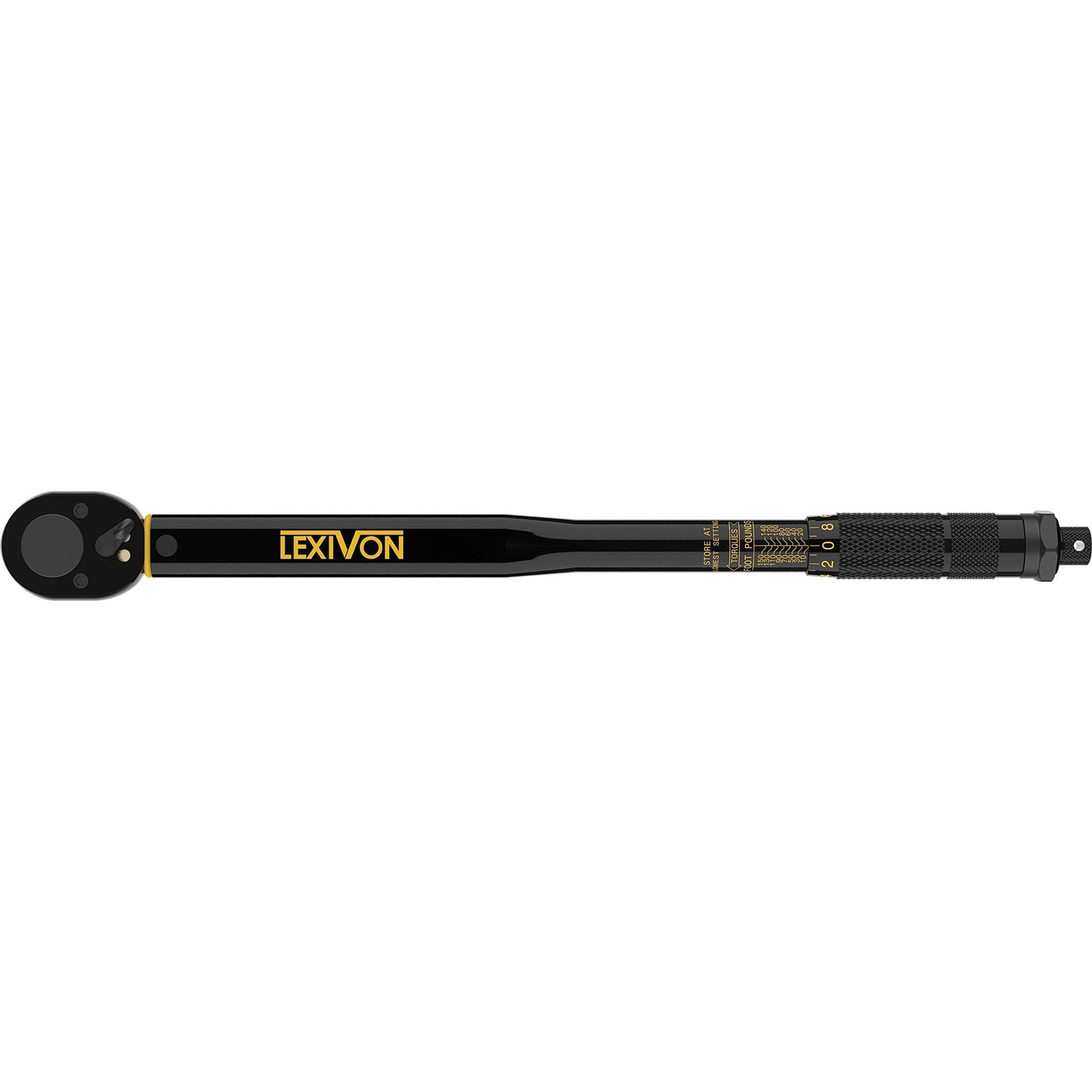 LEXIVON Torque Wrench 1/2-Inch Drive Click 10~150 Ft-Lb/13.6~203.5 Nm (LX-183) 🍁 All In One Marketplace Canada