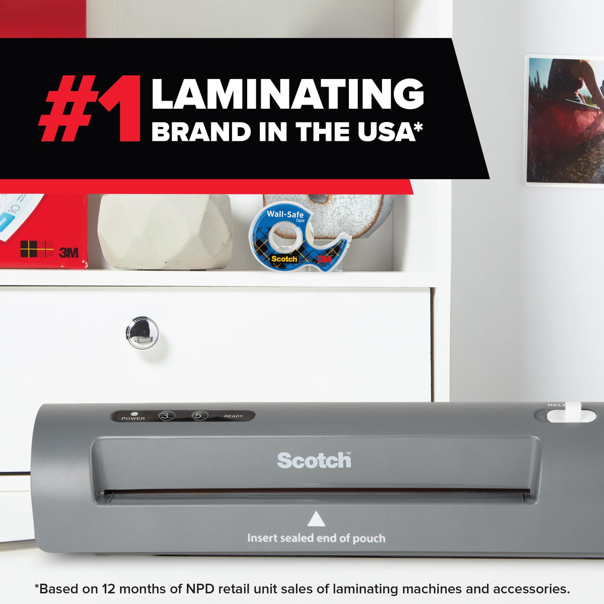 Scotch Thermal Laminator, 2 Roller System for a Professional Finish, Use for Home, Office or School, Suitable for use with Photos (TL901X) 🍁 All In One Marketplace Canada