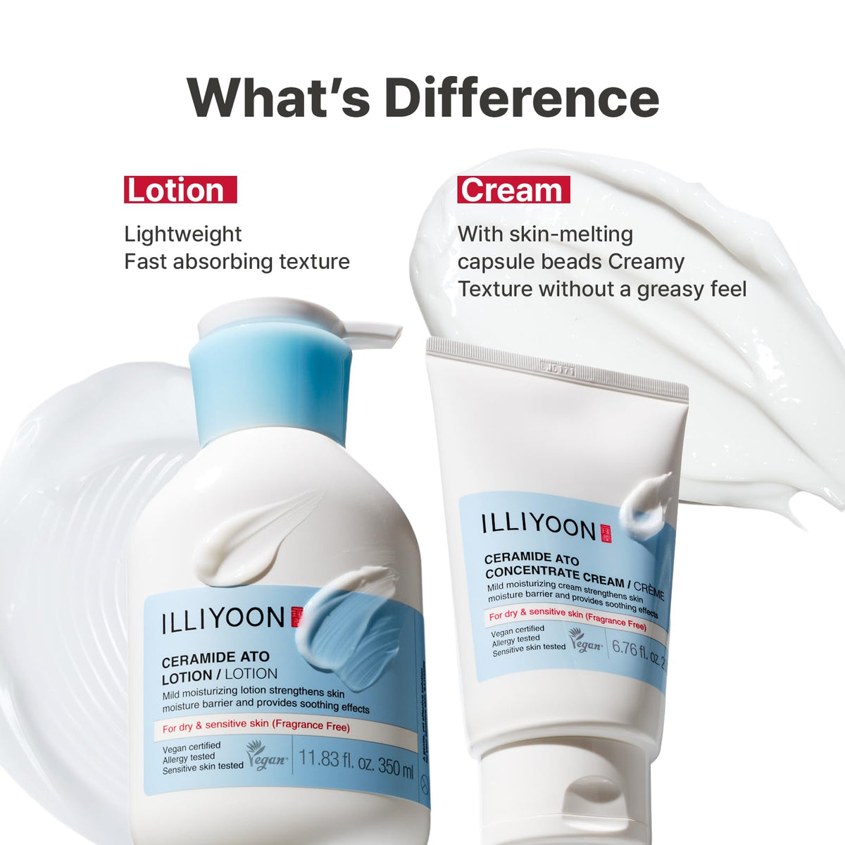 Illiyoon Ceramide Ato Concentrate Cream | Moisturizer for Dry & Sensitive Skin, 100hr Lasting Hydration, For Face & Body, Gentle for Infants, Moisture Barrier Repair, Vegan Certified, 6.76 fl.oz. 🍁 All In One Marketplace Canada