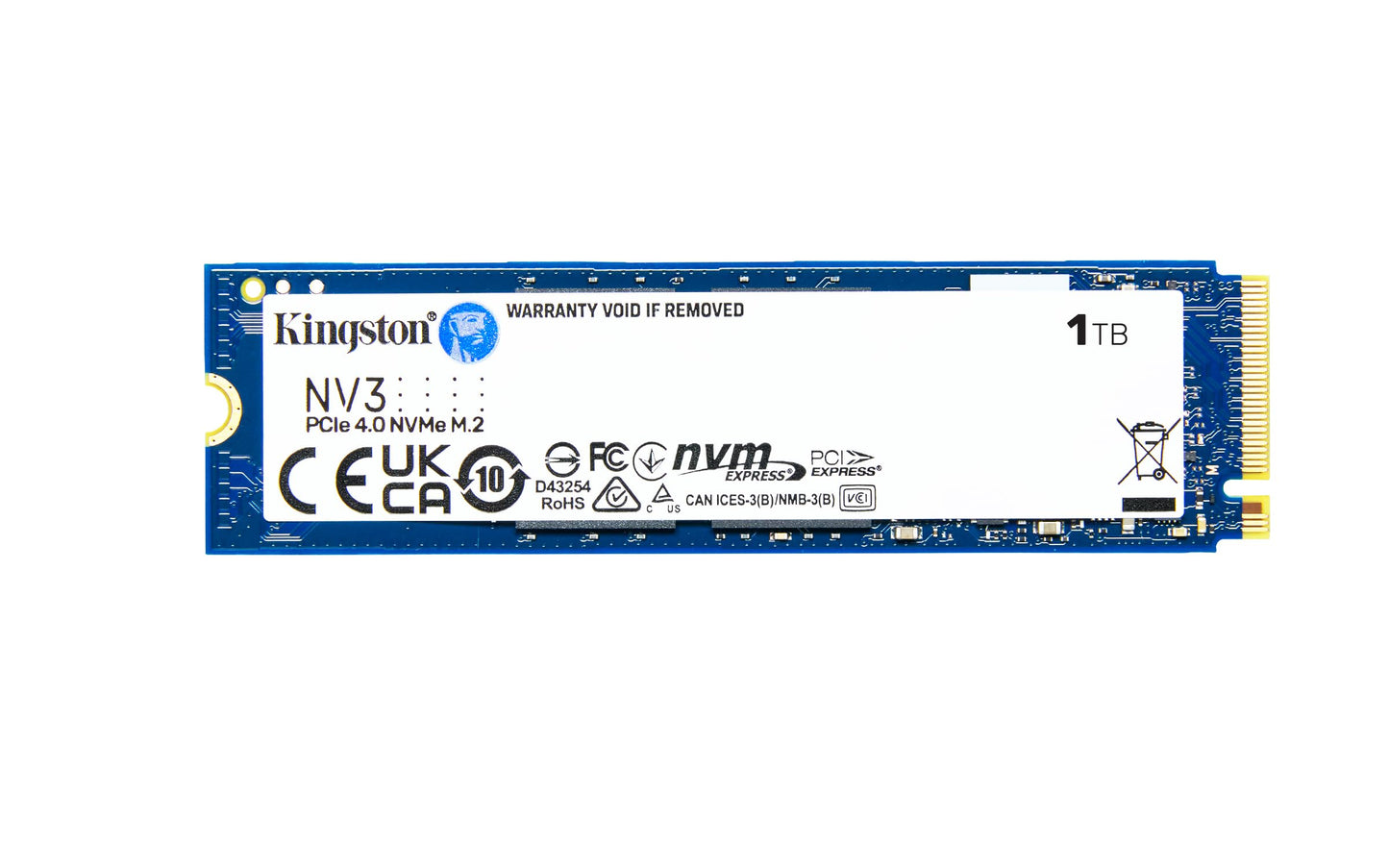 Kingston NV3 1TB M.2 2280 NVMe SSD | PCIe 4.0 Gen 4x4 | Up to 6000 MB/s | SNV3S/1000G 🍁 All In One Marketplace Canada