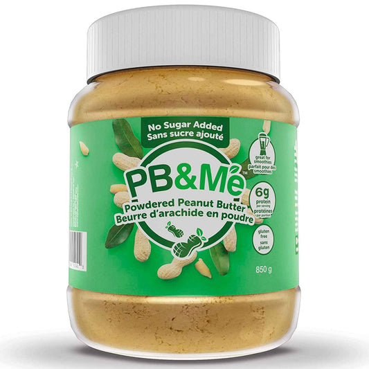 PB&Me Sugar Free Peanut Butter Powder - Powdered Peanut Butter No Sugar for Low Calorie Snacks, Peanut Butter Powder Protein for Smoothies, Low Carb Peanut Powder Protein Snack, 2lbs Jar (1-Pack) 🍁 All In One Marketplace Canada