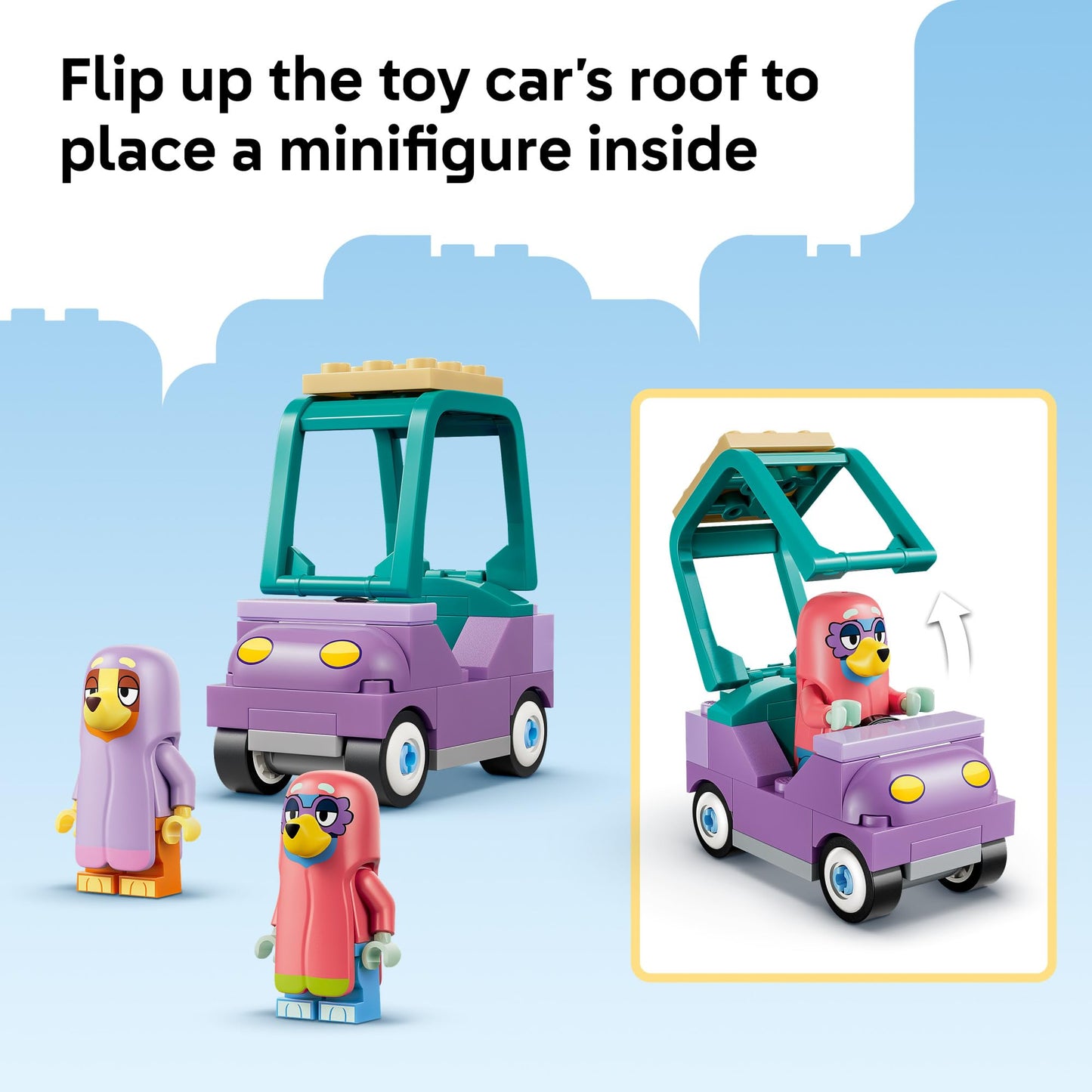 LEGO Bluey Grannies with Bingo and Bluey - Building Toy for Girls & Boys, Ages 4+ - Toddler Car & Playset with 2 Characters - Gift for Birthdays - 11216 🍁 All In One Marketplace Canada