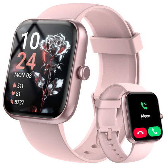 Smart Watch for Men Women with Bluetooth Call,Alexa Built-in Smartwatch,1.83"DIY Dial Fitness Watch with Sleep Heart Rate SpO2 Monitor,100+ Sport Mode,IP68 Waterproof Watch Compatible with Android iOS 🍁 All In One Marketplace Canada